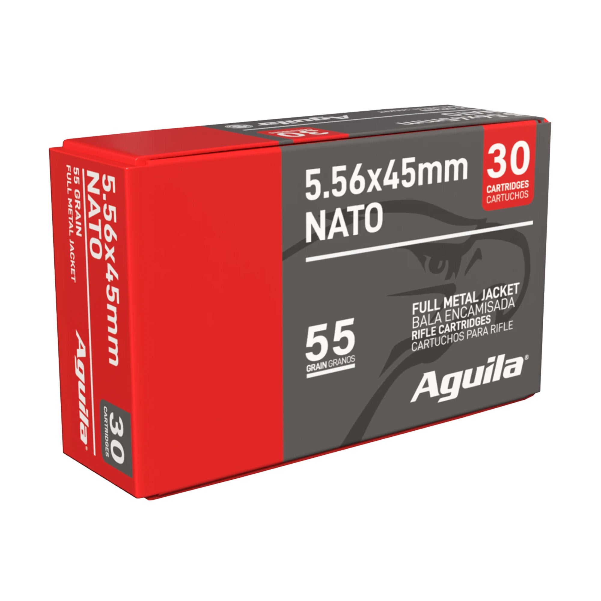 Aguila 556nato 55gr Fmj 30/2250