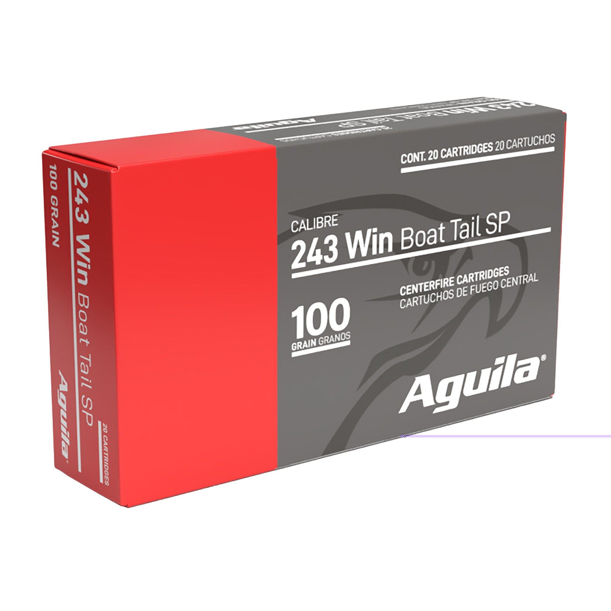 Aguila 243win 100gr Sp 20/200