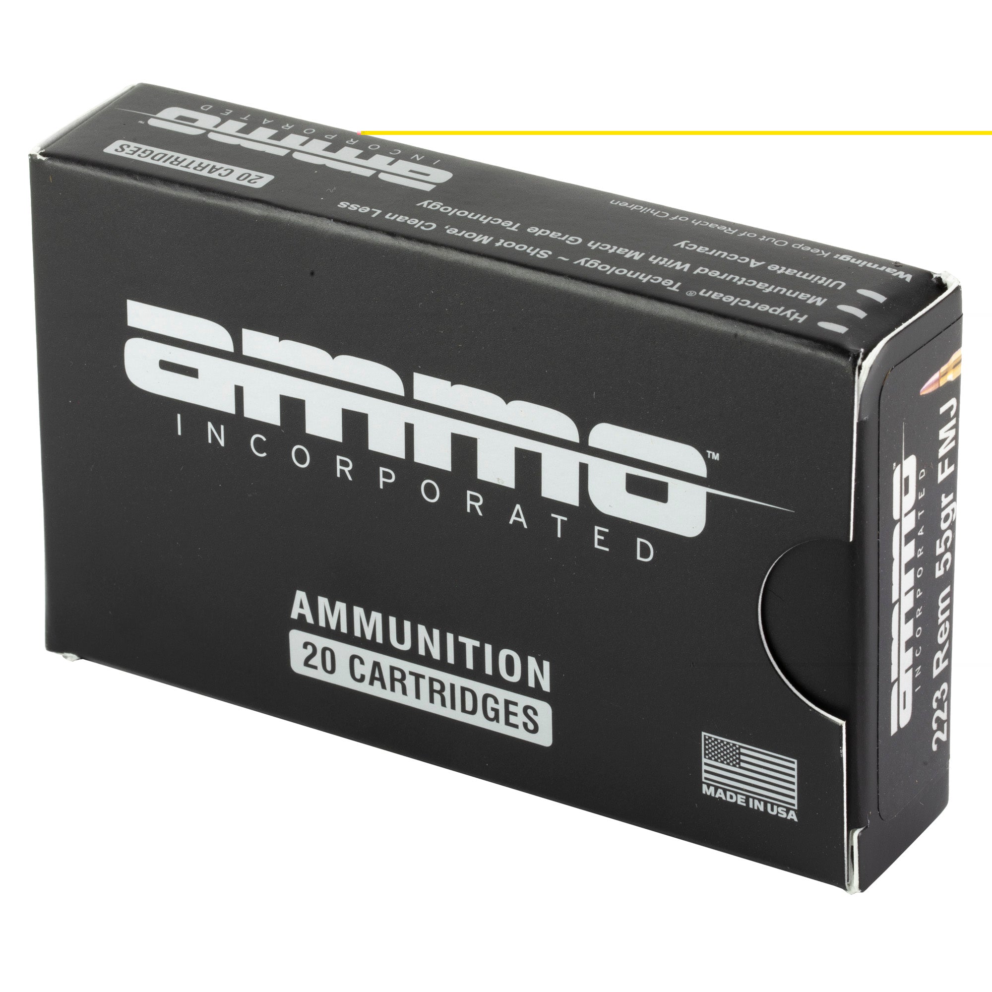 Ammo Inc 223rem M193 55gr 20/500