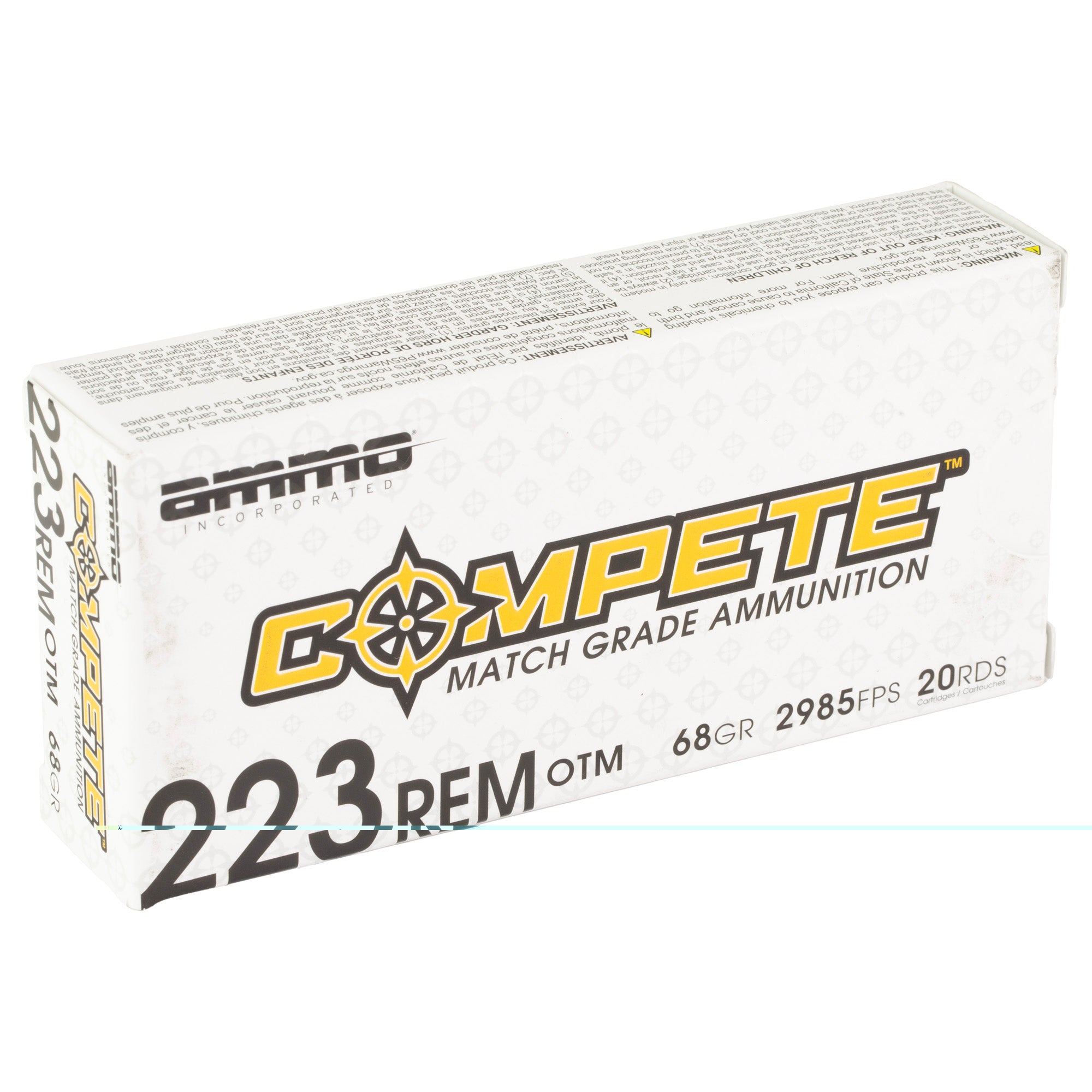 Ammo Inc 223rem 68gr Otm 20/200