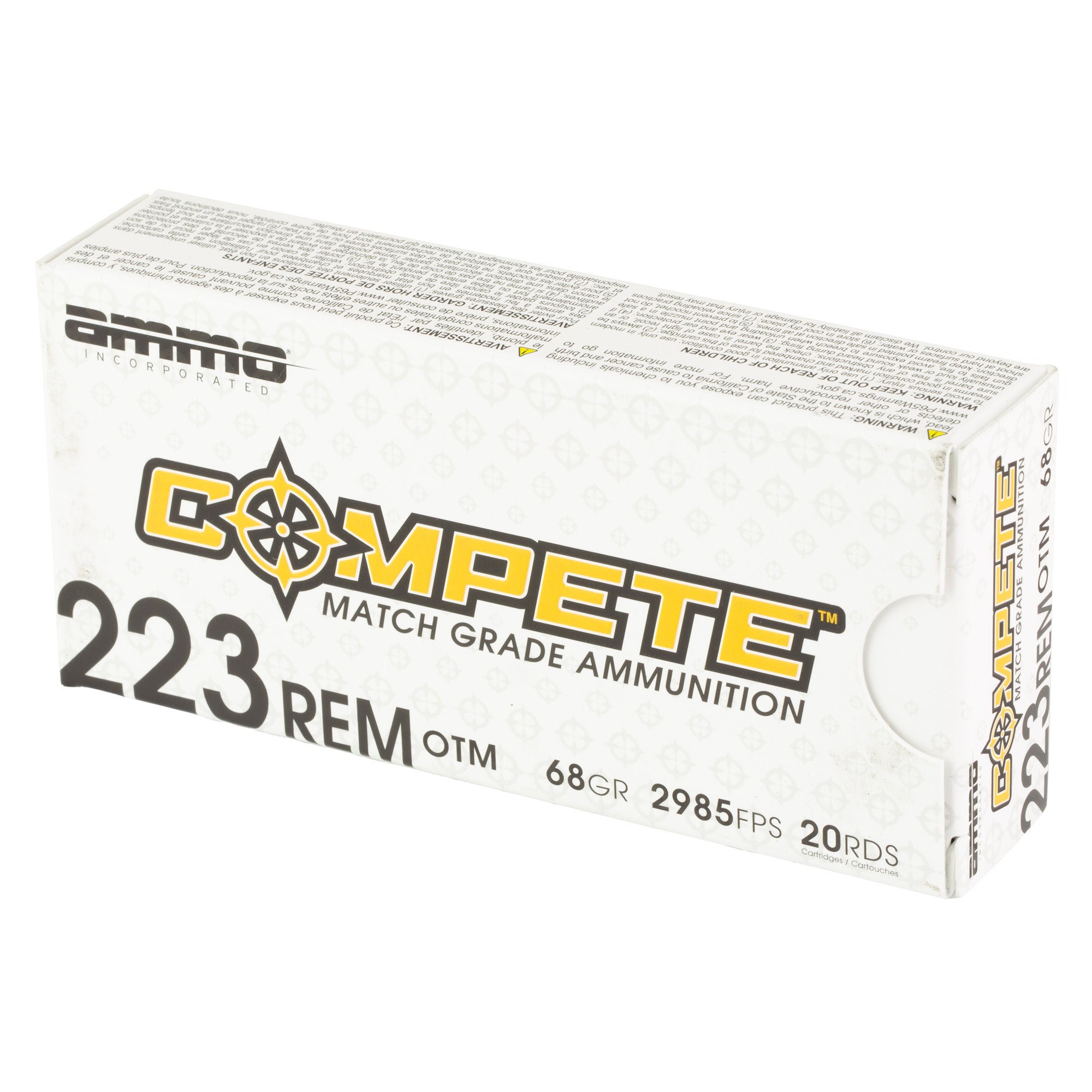 Ammo Inc 223rem 68gr Otm 20/200