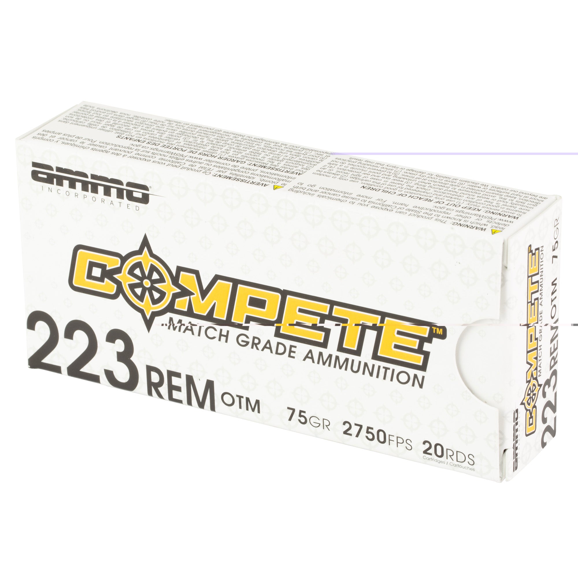 Ammo Inc 223rem 75gr Otm 20/200