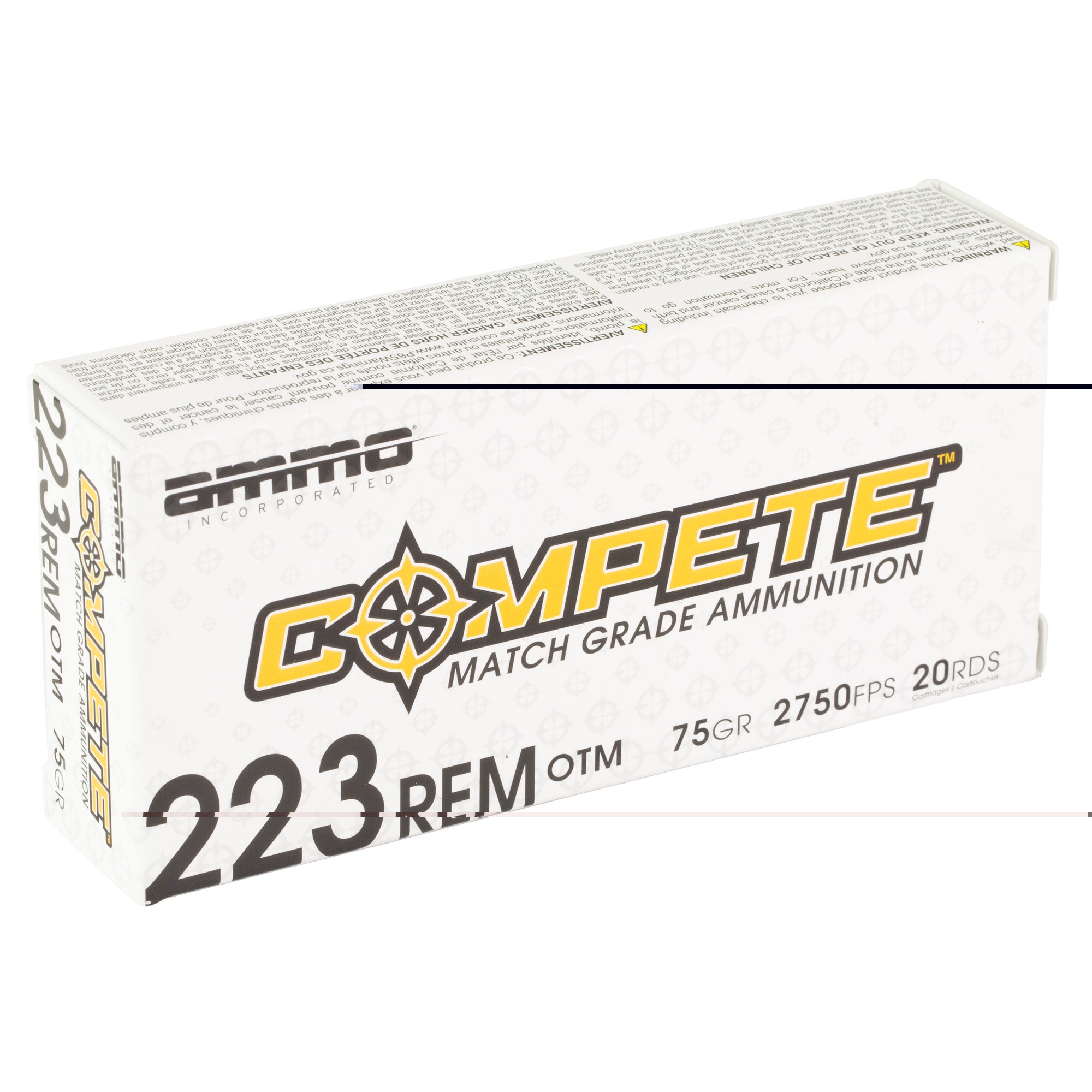 Ammo Inc 223rem 75gr Otm 20/200