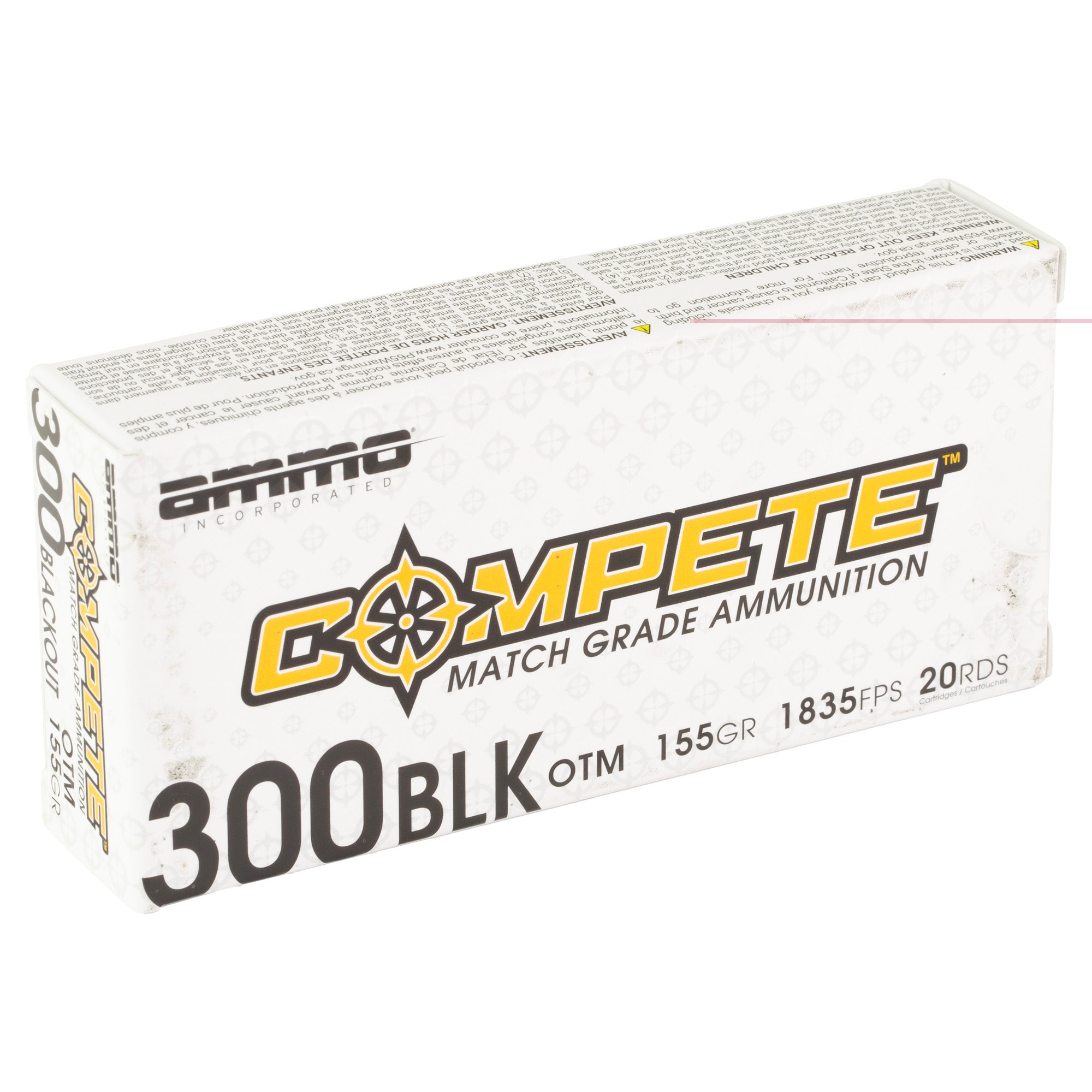 Ammo Inc 300blk 155gr Otm 20/200