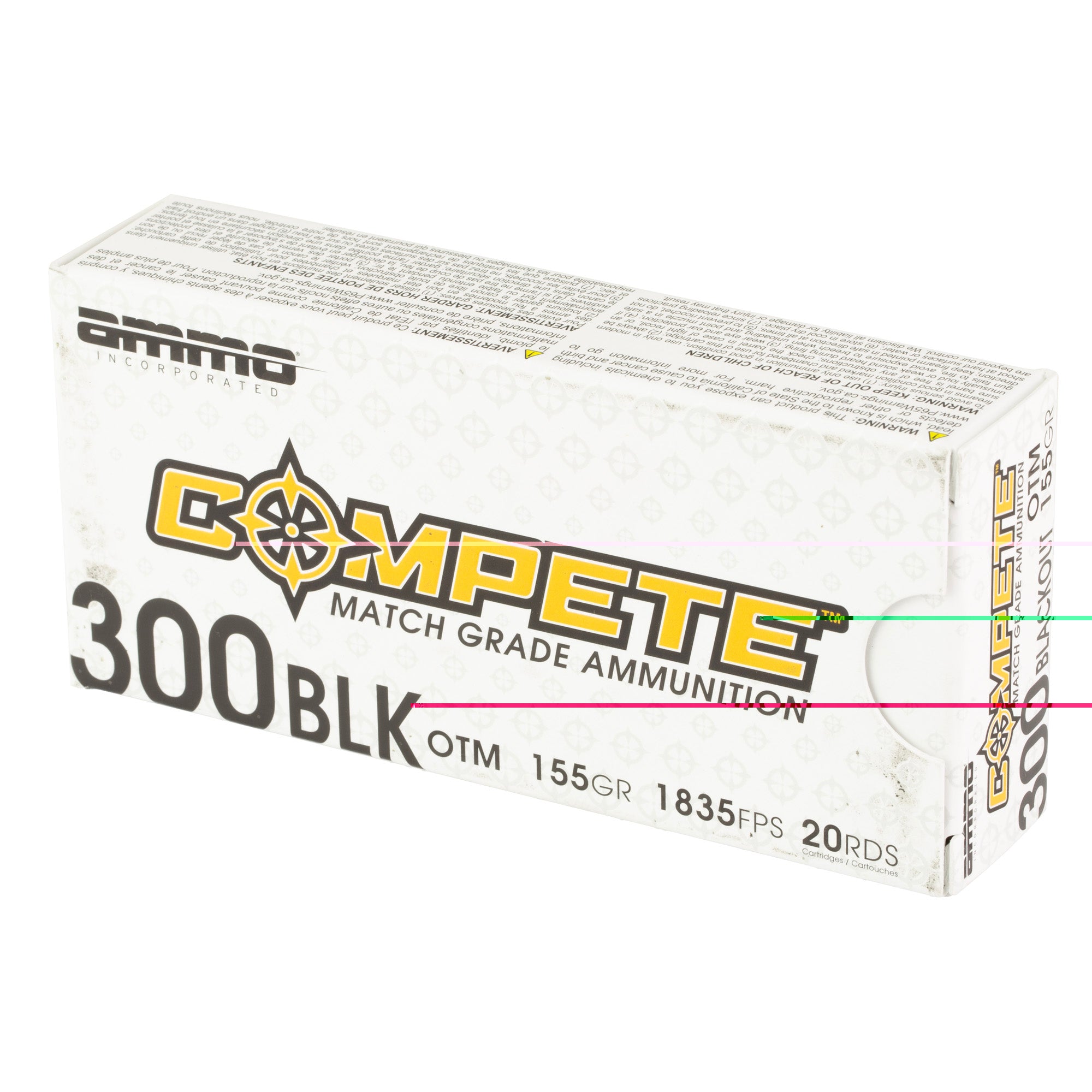 Ammo Inc 300blk 155gr Otm 20/200