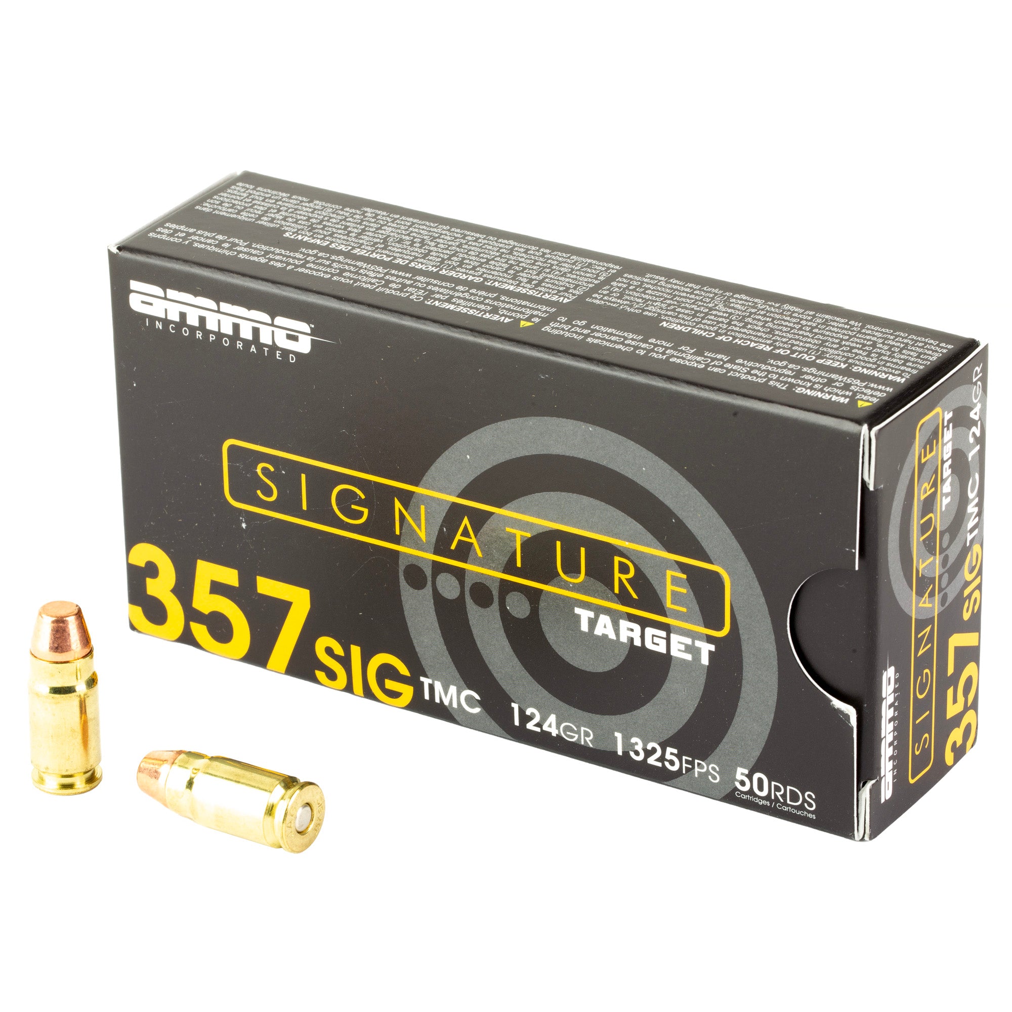 Ammo Inc 357 Sig 124gr Tmc 50/1000