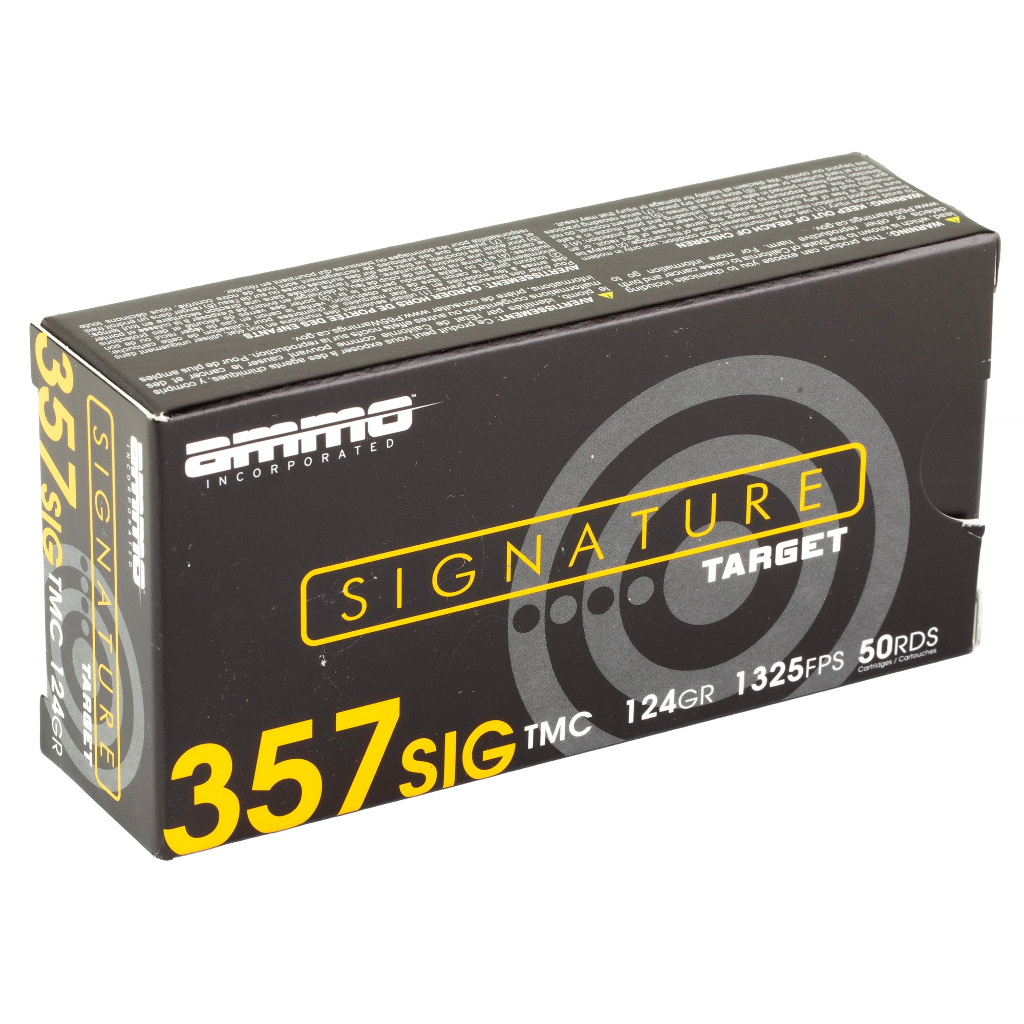 Ammo Inc 357 Sig 124gr Tmc 50/1000