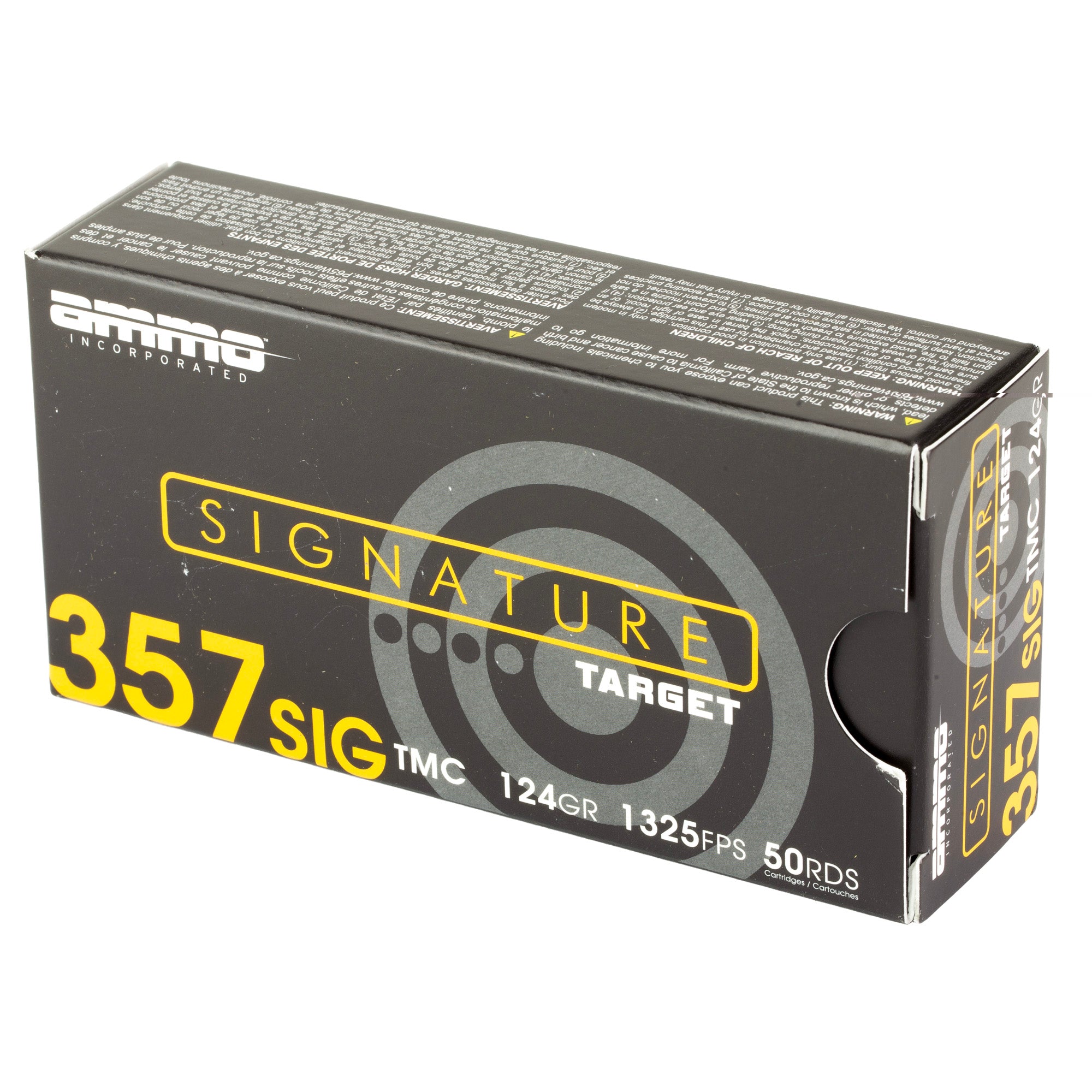 Ammo Inc 357 Sig 124gr Tmc 50/1000