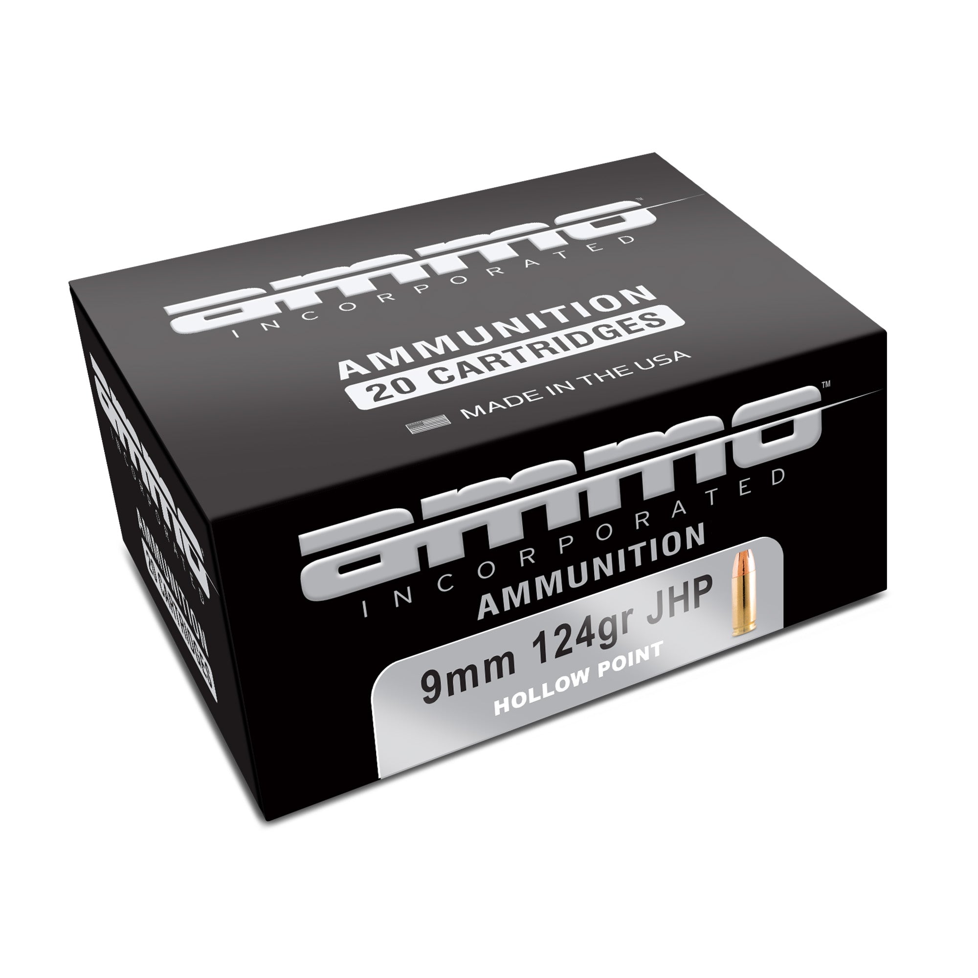 Ammo Inc 9mm 124gr Xtp Jhp 20/200