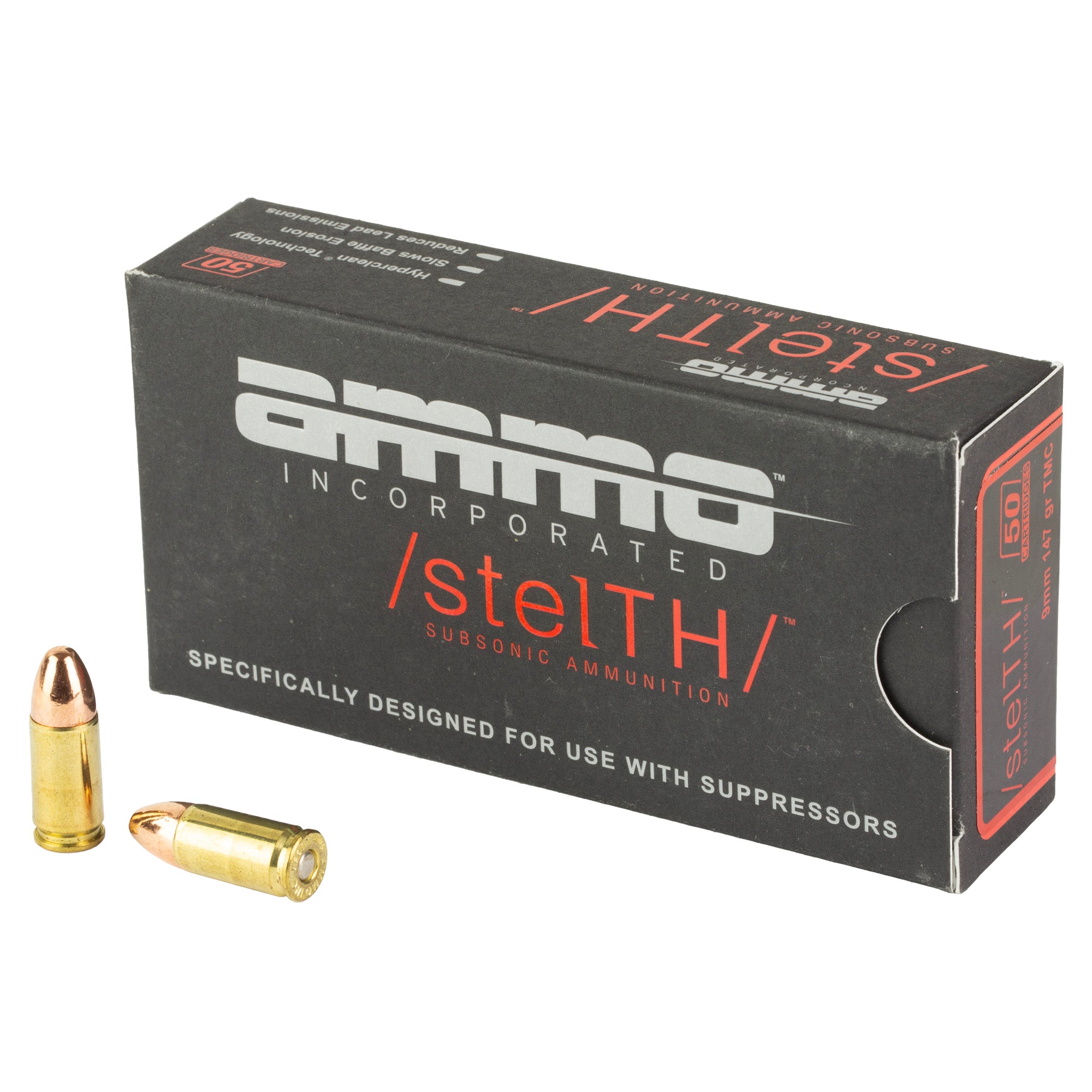 Ammo Inc Stealth 9mm 147gr 50/1000