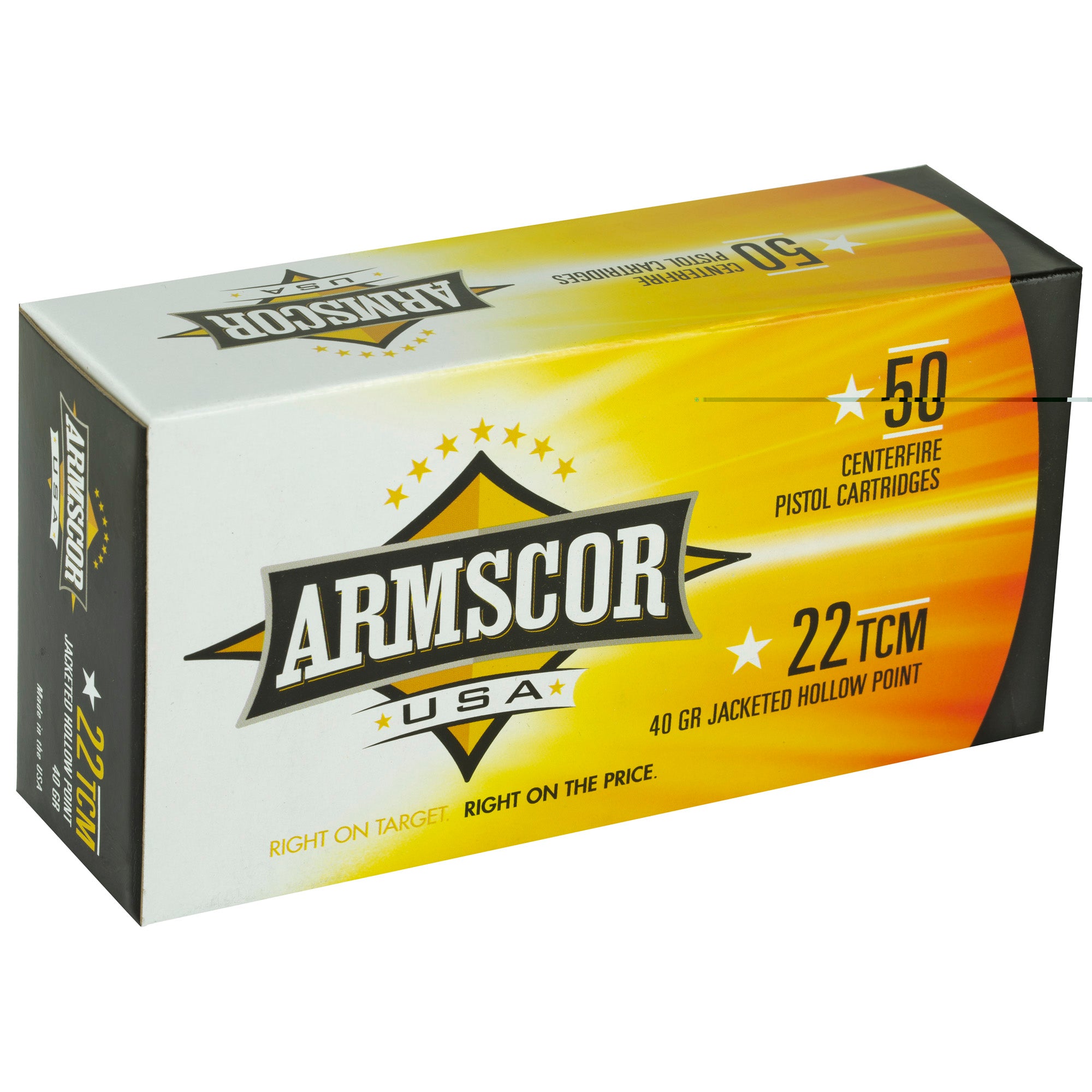 Armscor 22tcm 40gr Jhp 50/1000