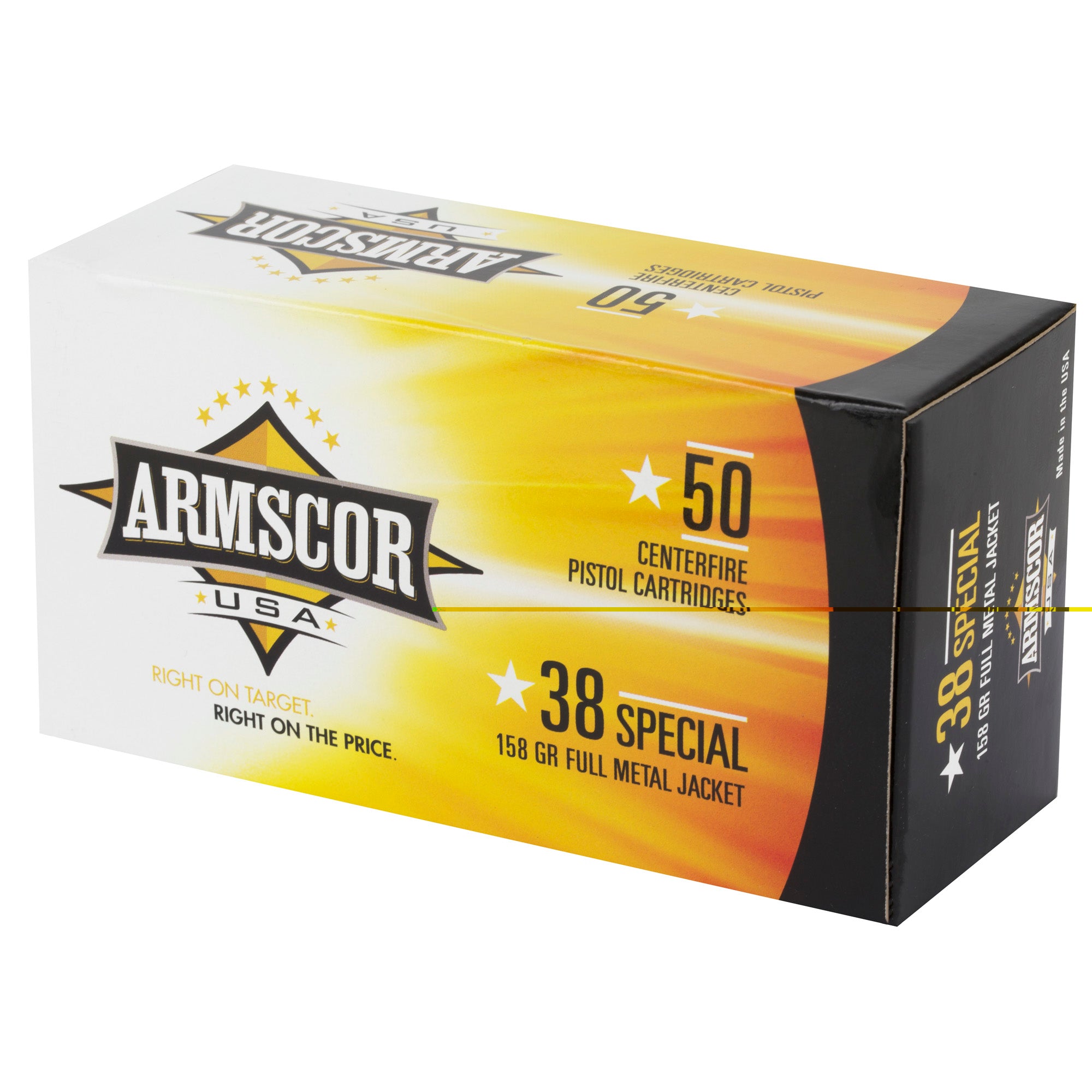 Armscor 38spl 158gr Fmj 50/1000