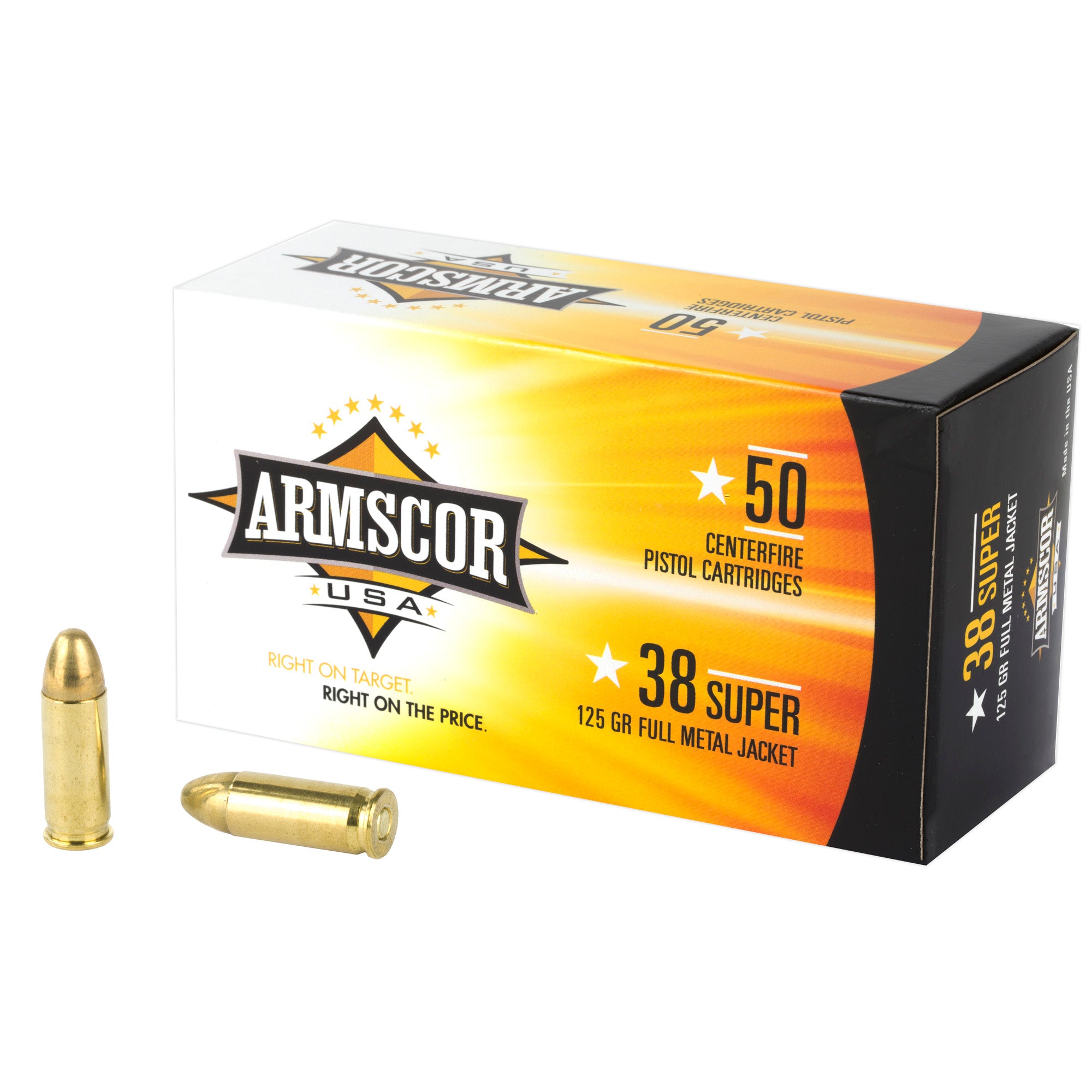 Armscor 38super 125gr Fmj 50/1000