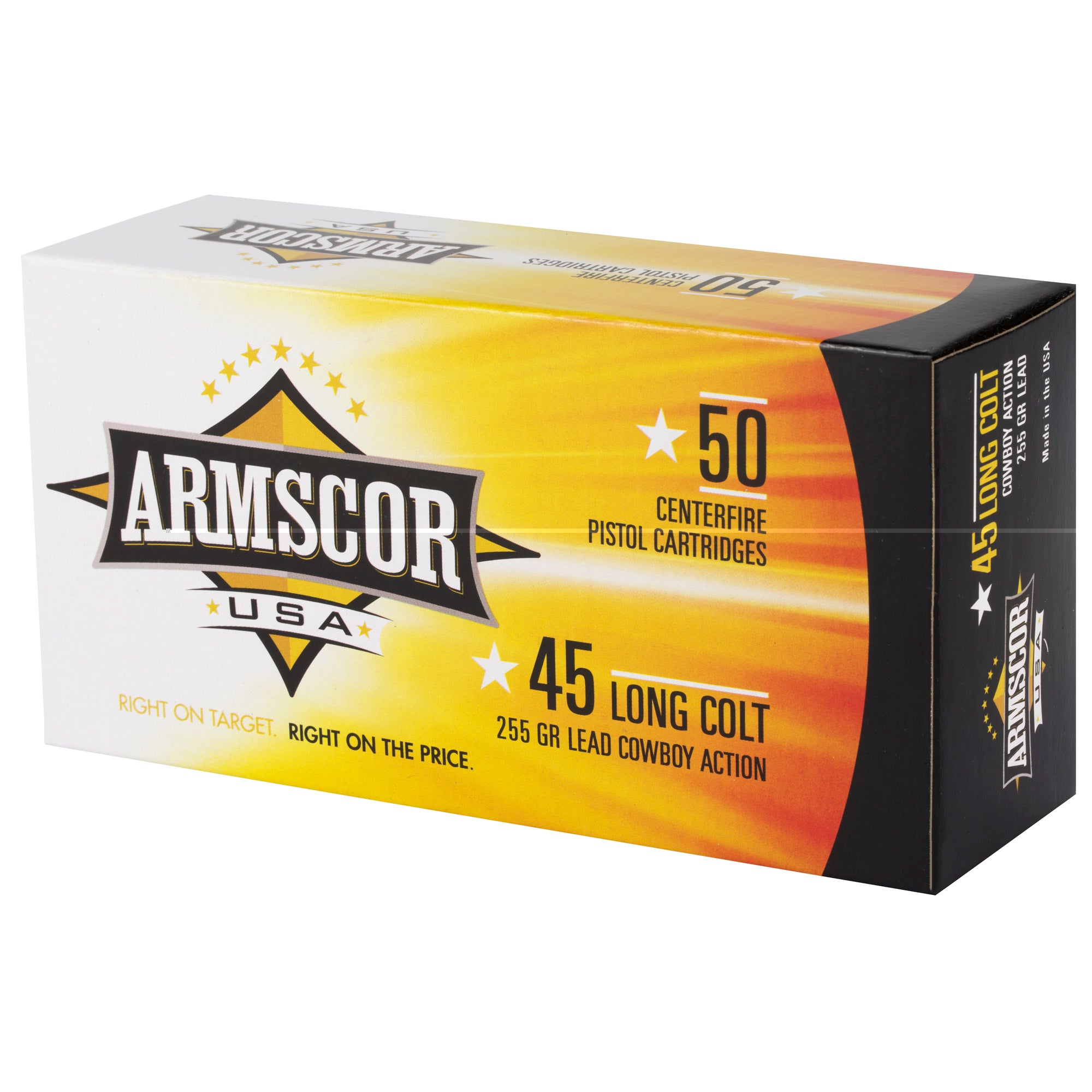 Armscor 45lc 255gr Lead 50/400