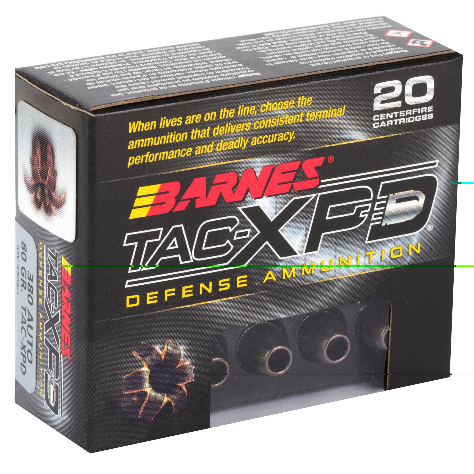 Barnes Tac-xpd 380acp 80gr Hp 20/200