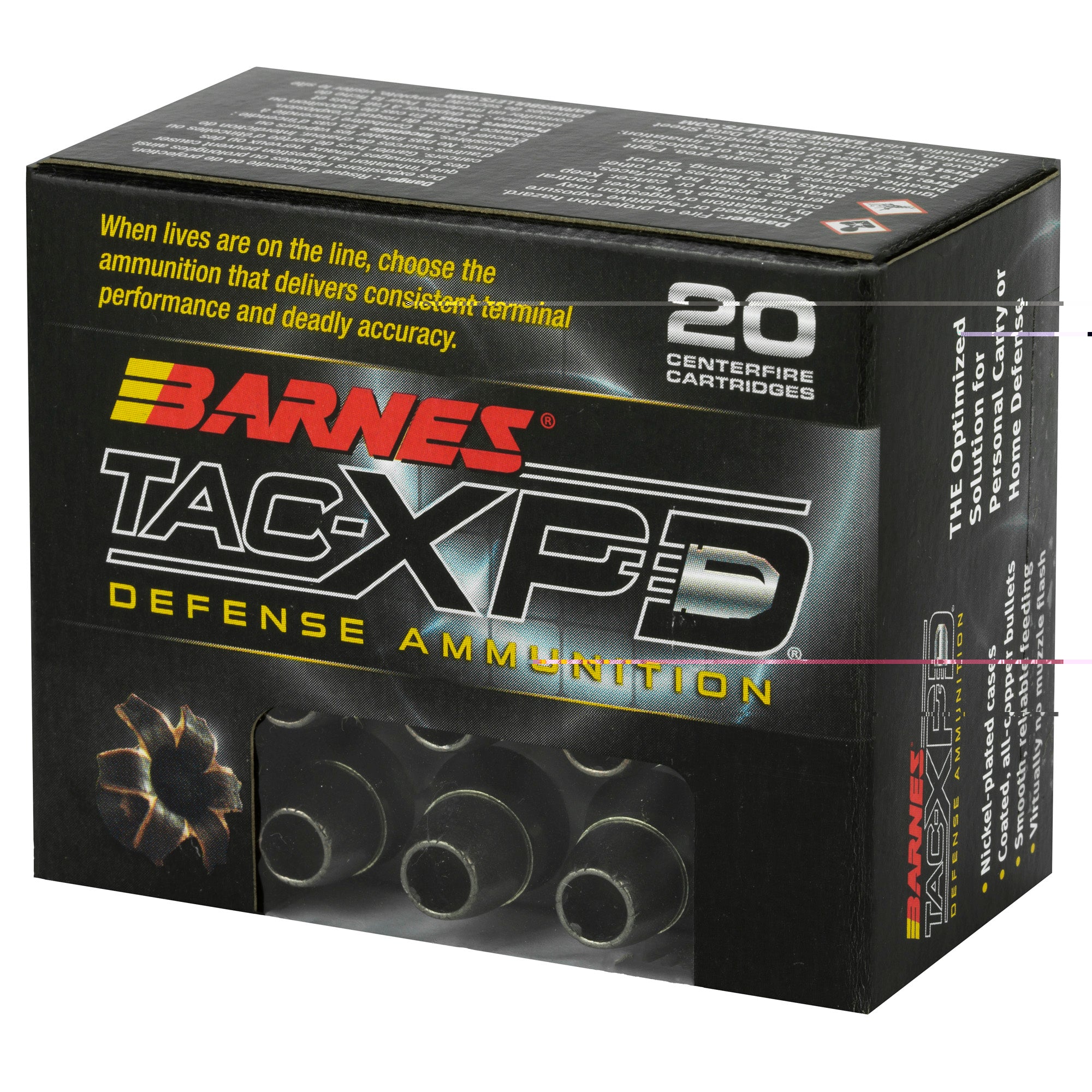 Barnes Tac-xpd 40sw 140gr Hp 20/200