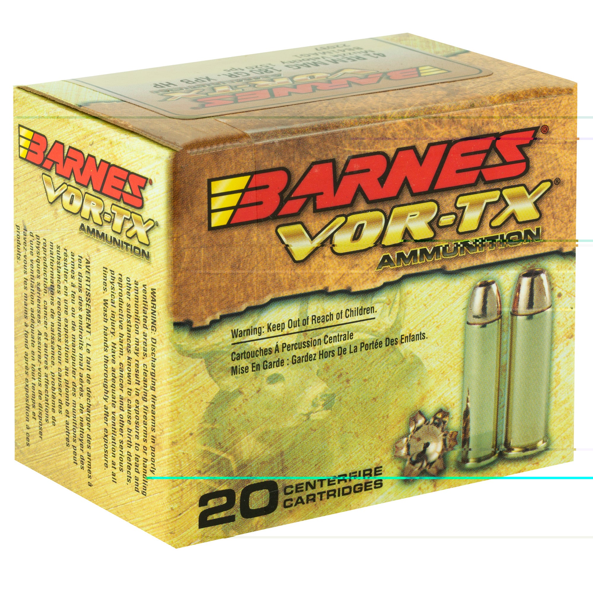 Barnes Vor-tx 41mag 180gr Xpb 20/200