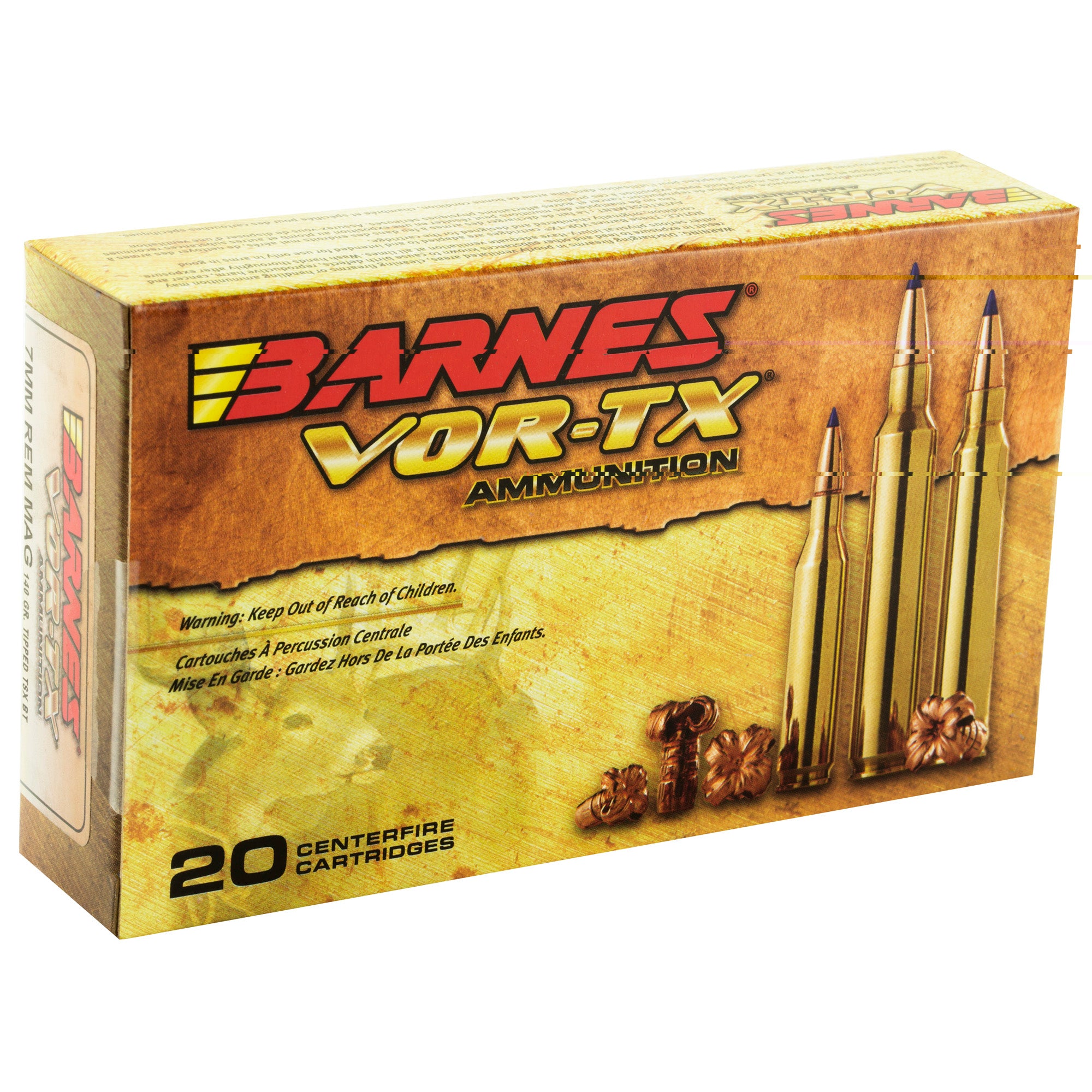 Barnes Vor-tx 7mm 140gr Ttsx Bt 20/