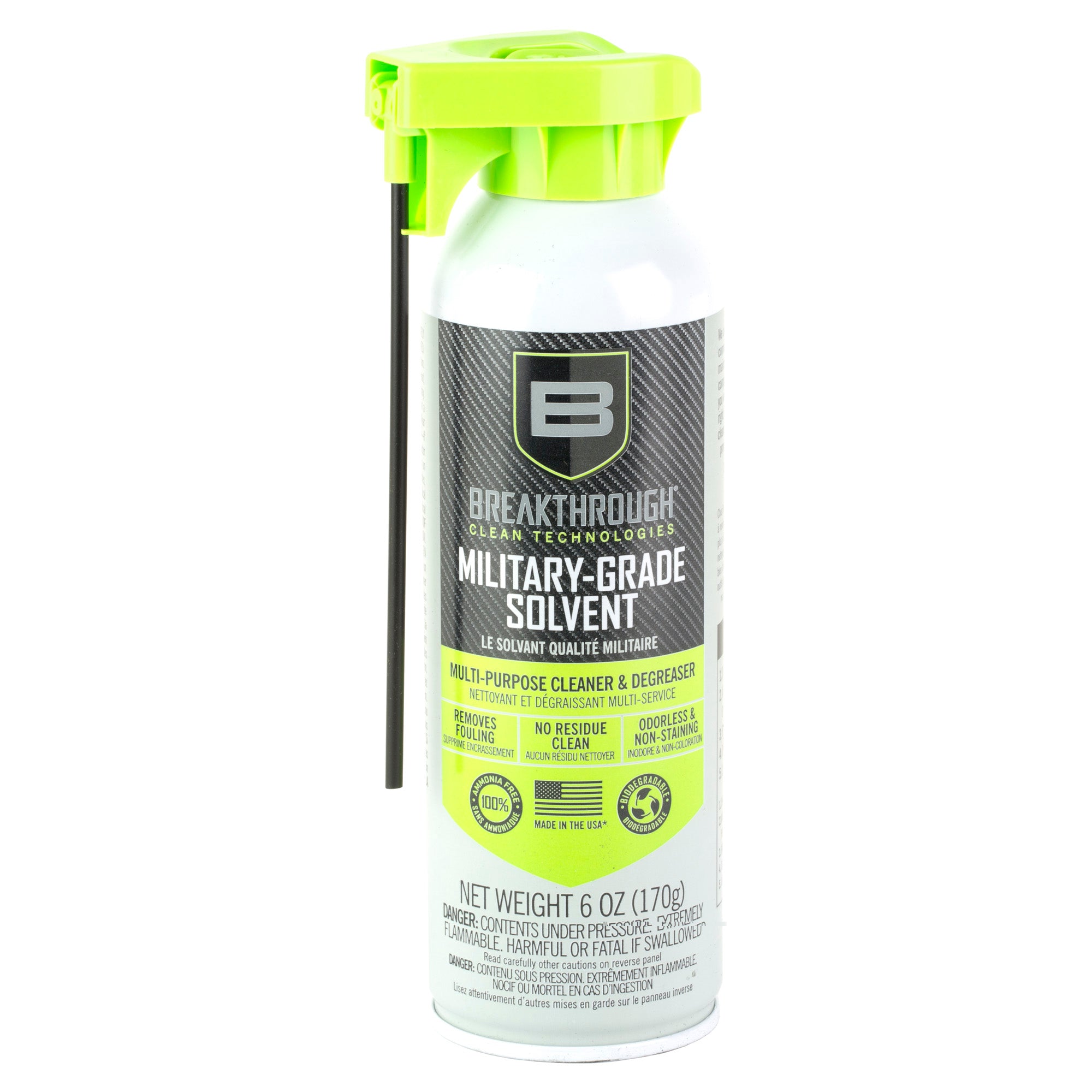 Bct Mil Grd Solvnt Aerosol 6oz