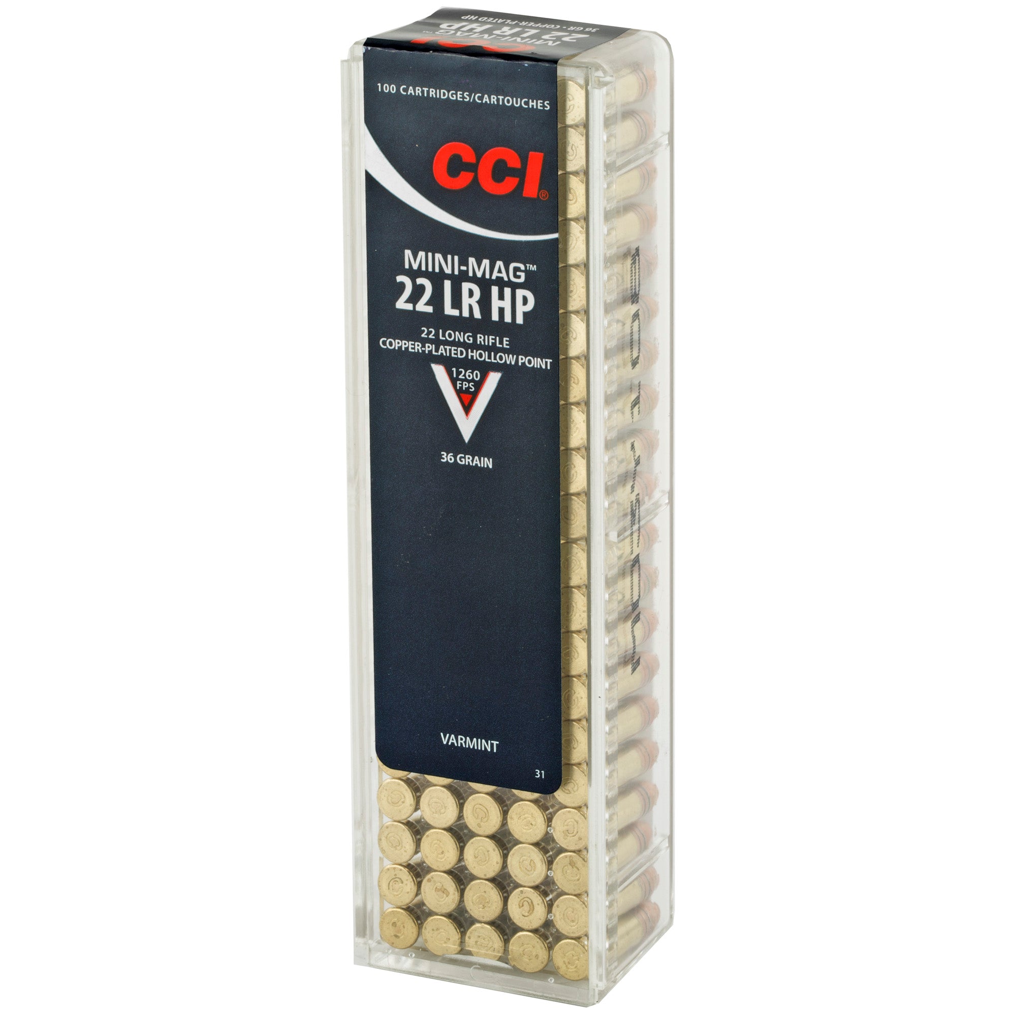 Cci Mini Mag 22lr Hp Plstc 100/5000