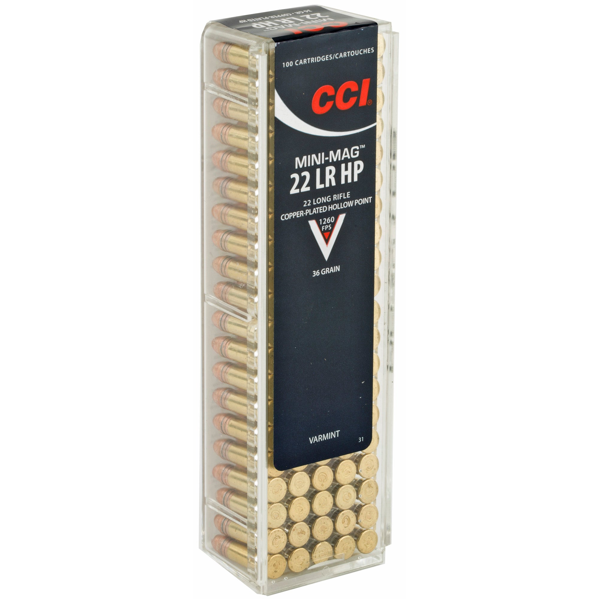 Cci Mini Mag 22lr Hp Plstc 100/5000