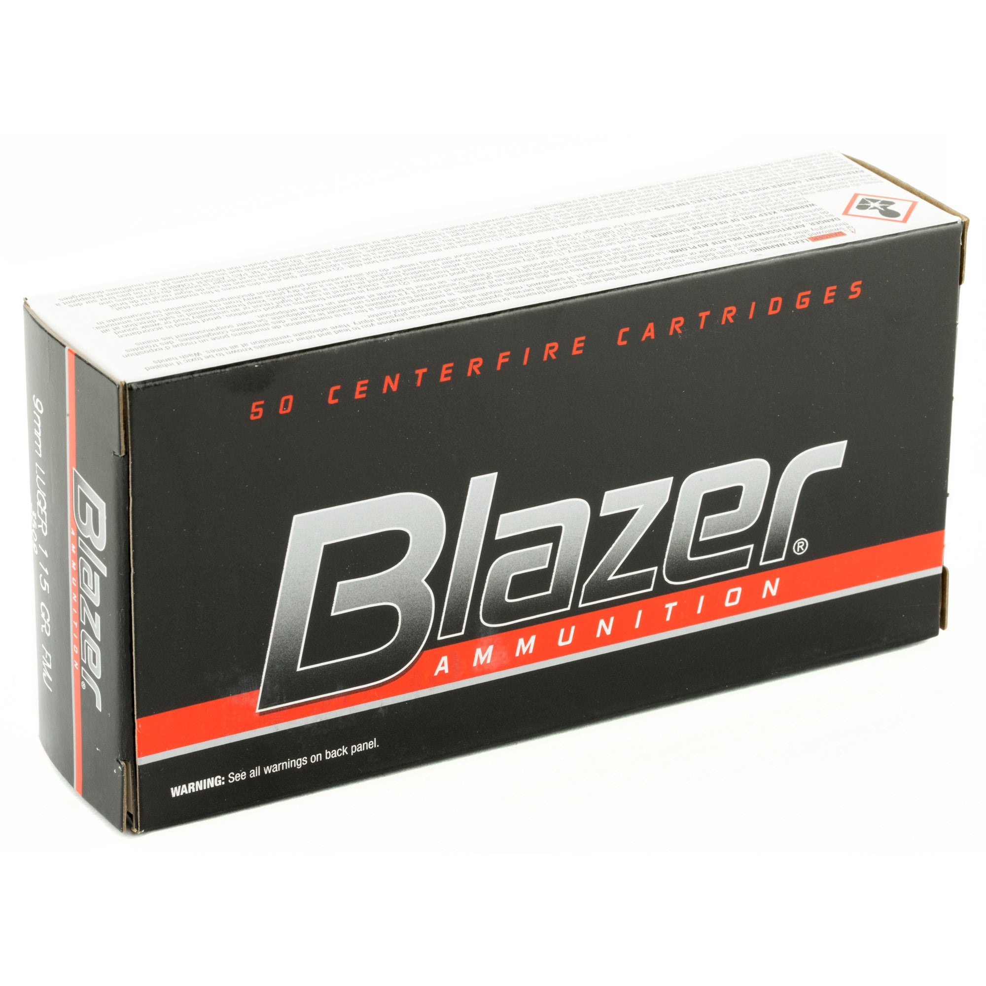 Blazer 9mm 115gr Fmj 50/1000