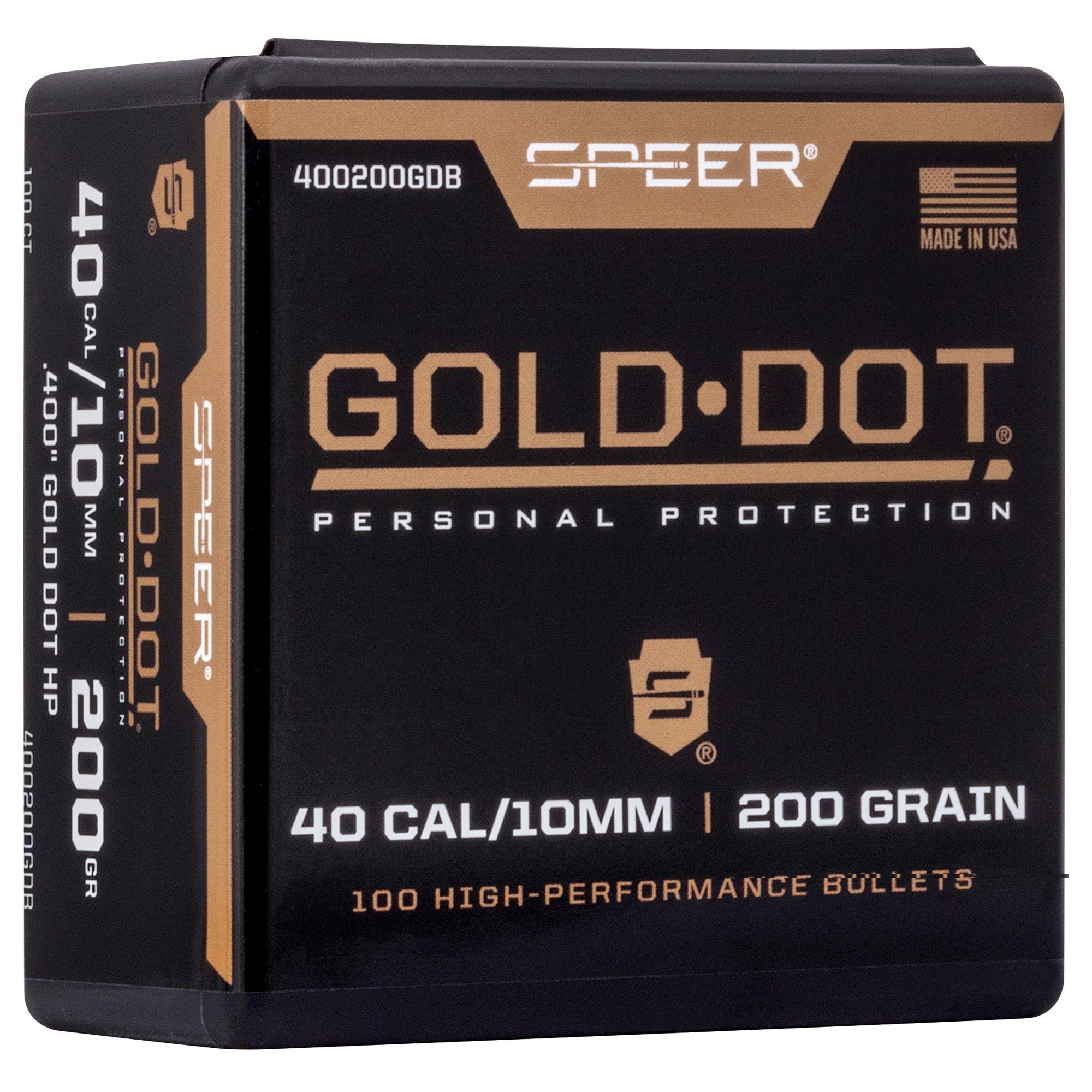 Spr Gold Dot .400 200gr Hp 100ct