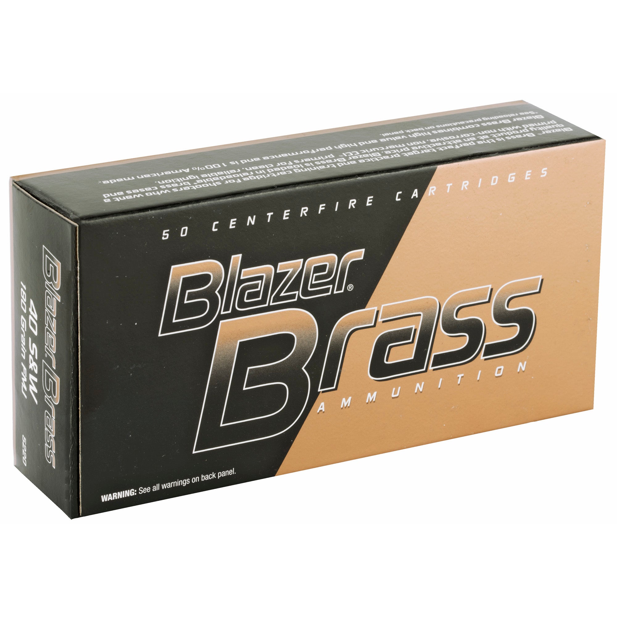 Blazer Brass 40sw 180gr Fmj 50/1000