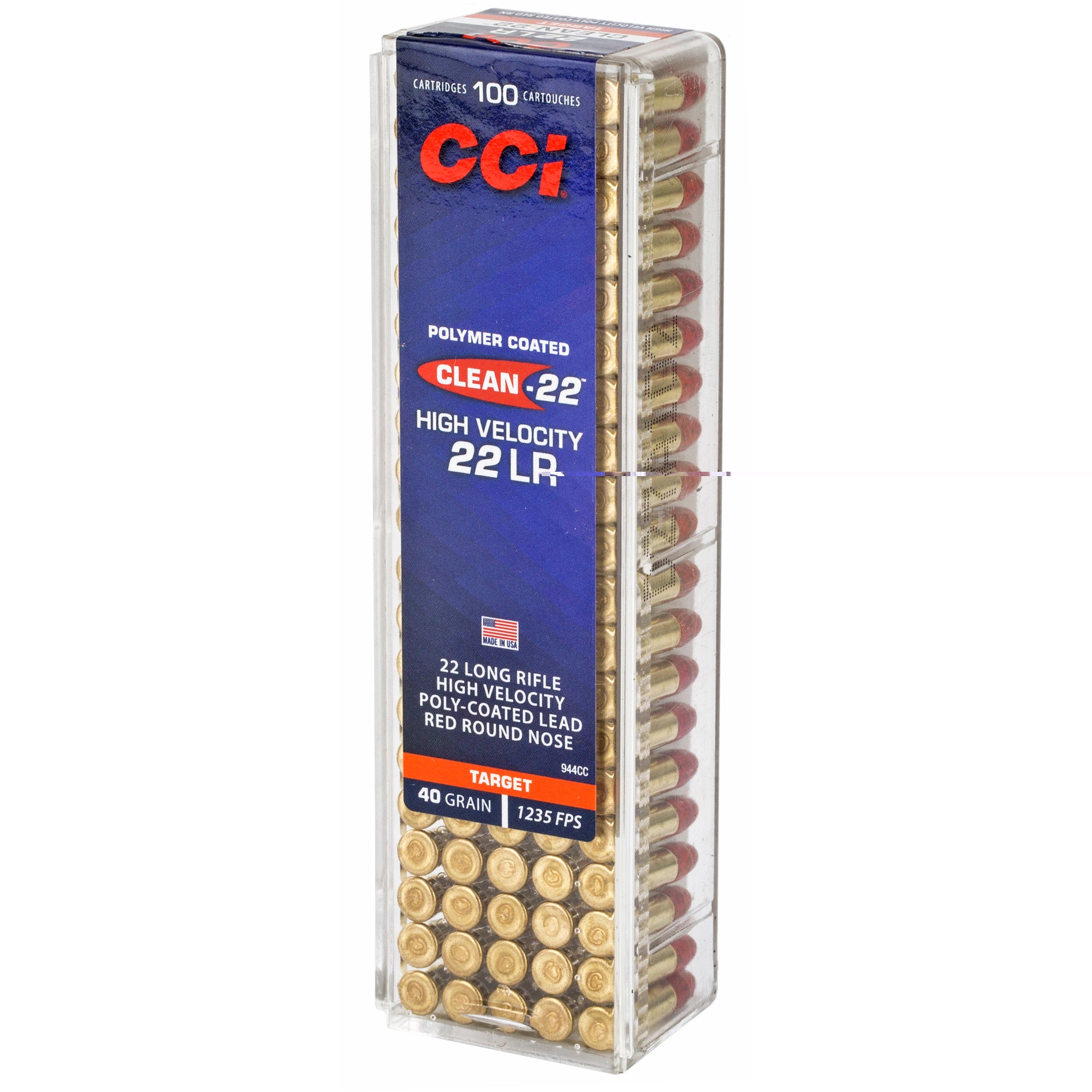 Cci 22lr Hv 40gr Lrn Red 100/5000