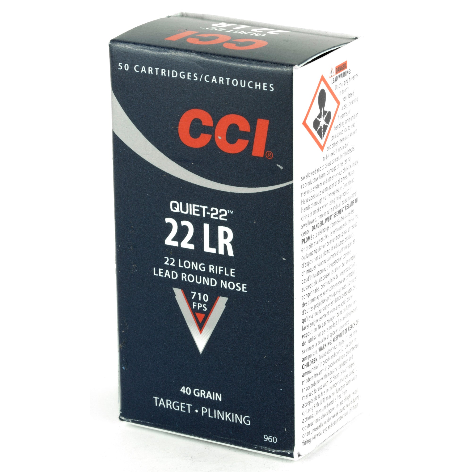 Cci Quiet 22lr 40gr Lrn 50/5000