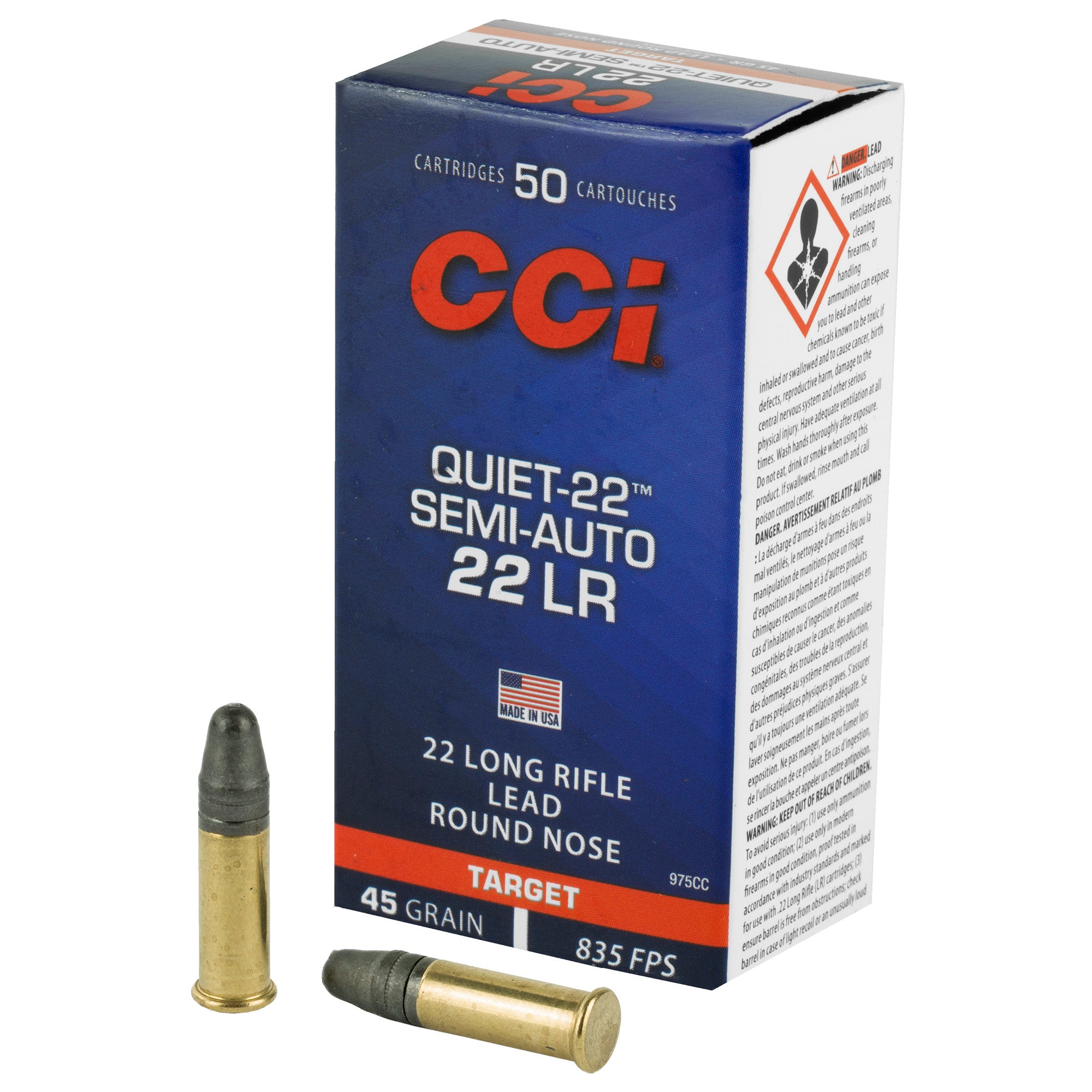 Cci 22lr 45gr Lrn Sa Quiet 50/5000