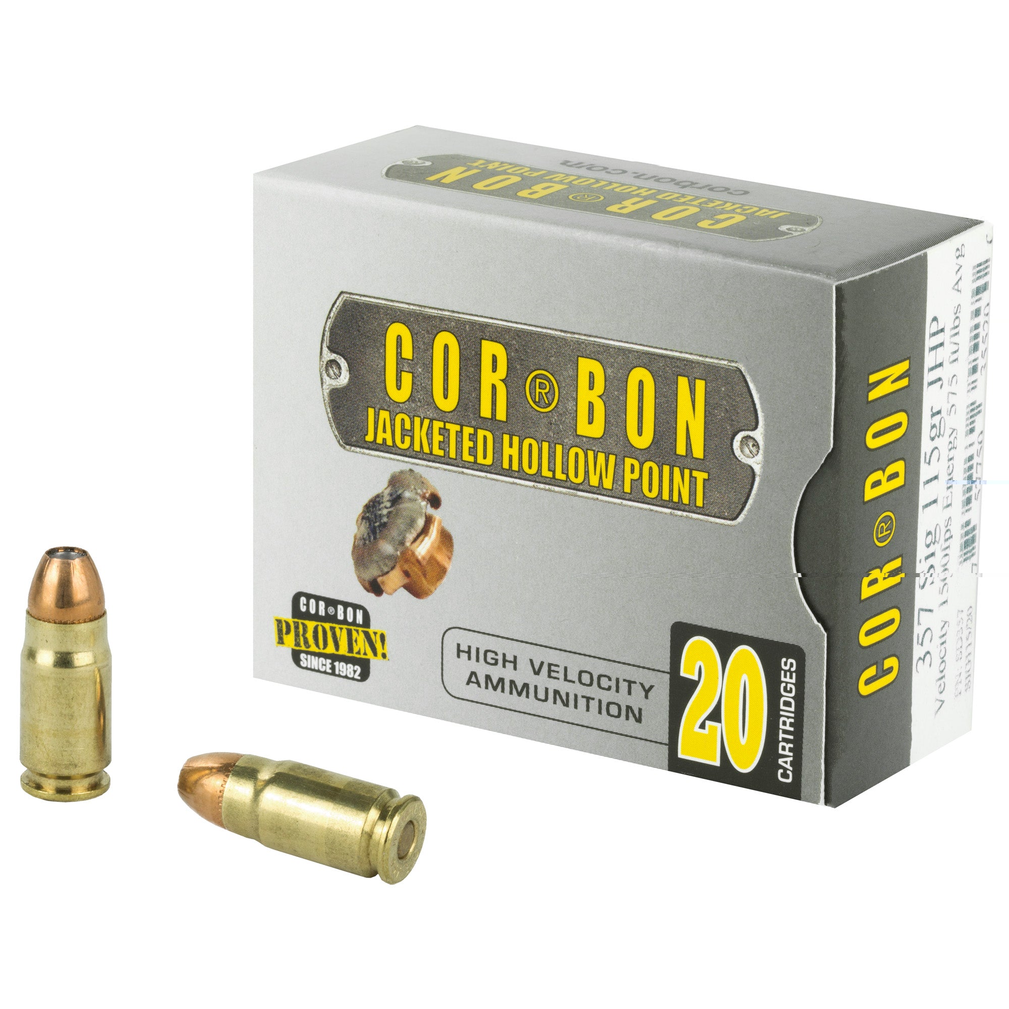 Corbon 357sig 115gr Jhp 20/500