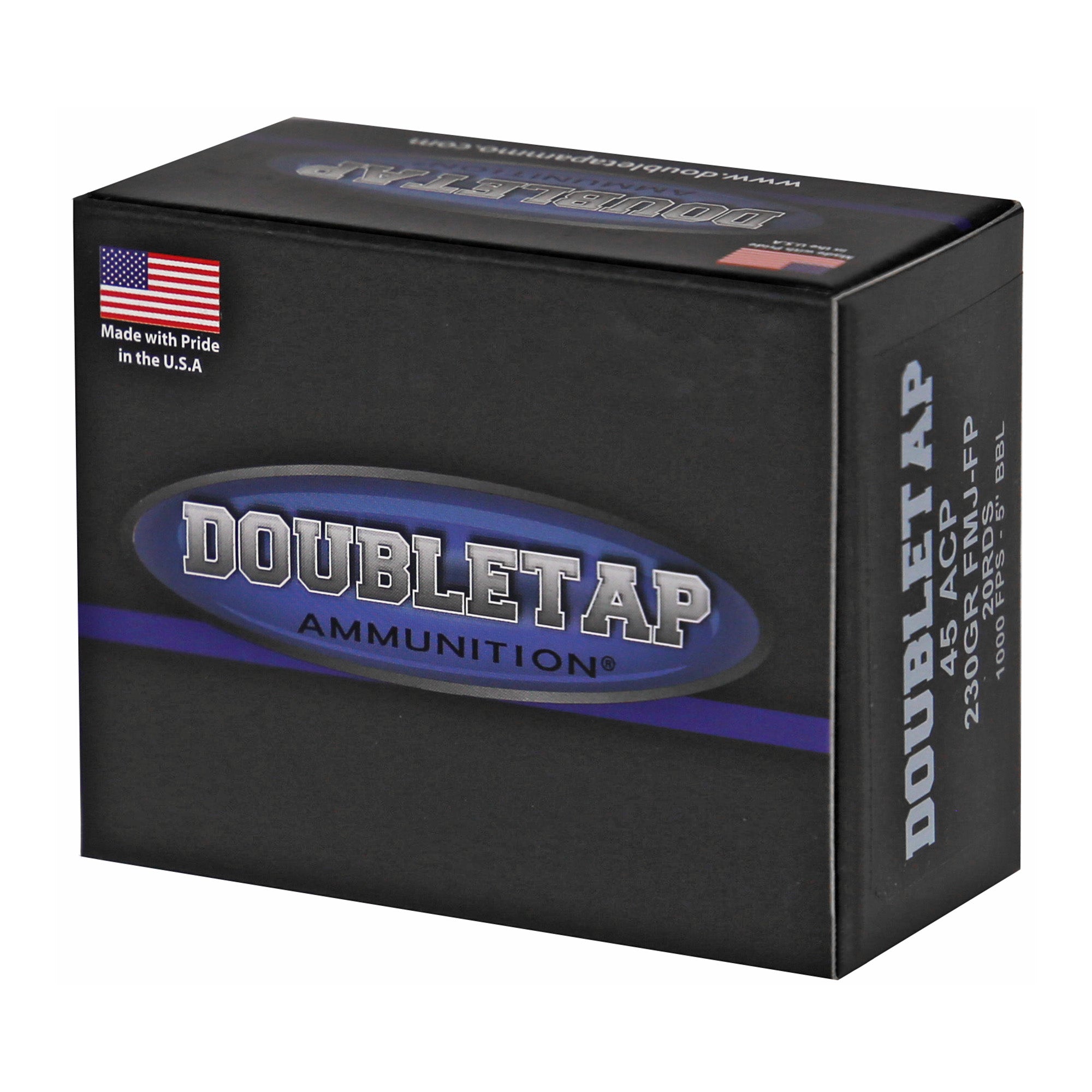 Dbltap 45acp 230gr Fmj-fp 20/1000