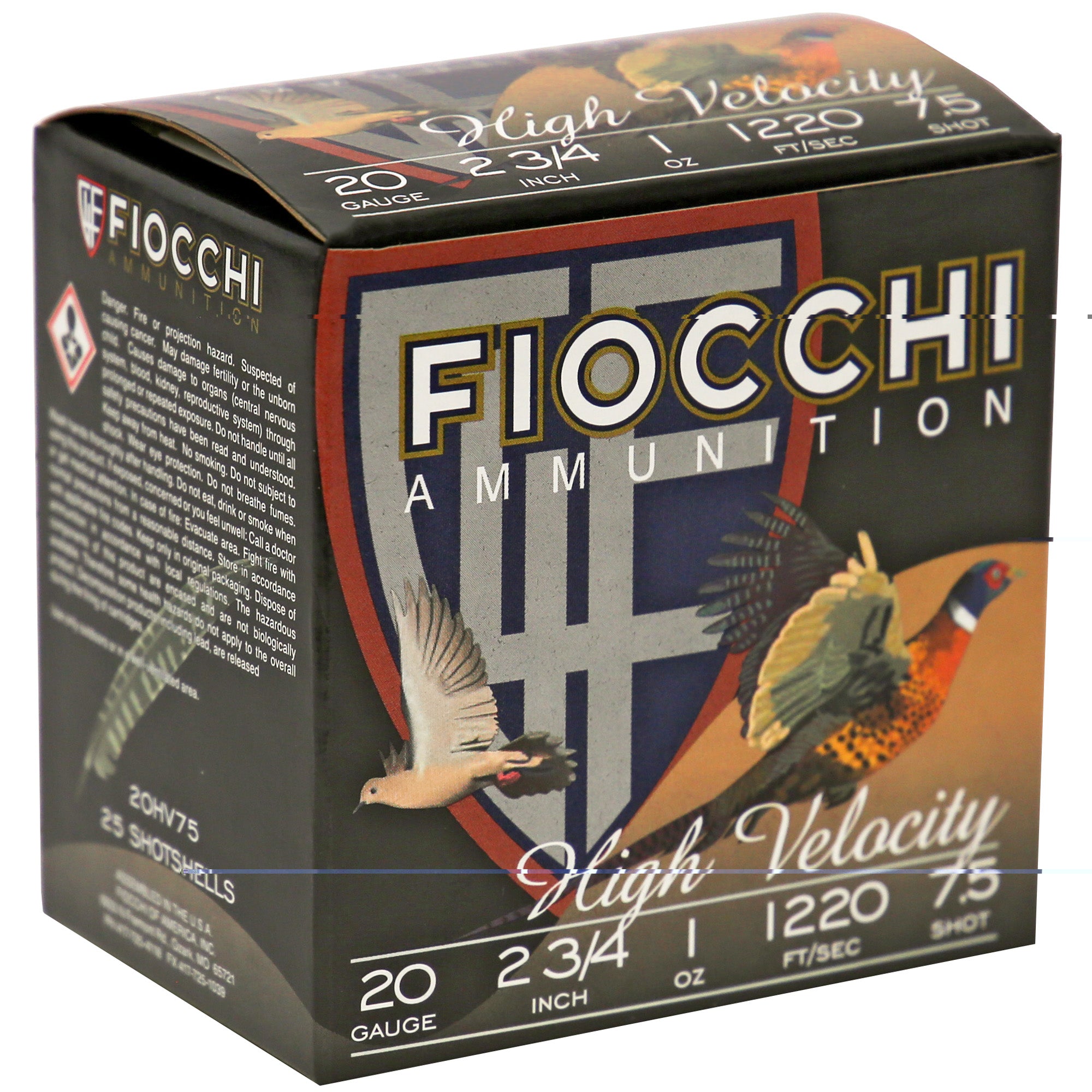 Fiocchi 20ga #7.5 Hv Ld Hunt 25/250