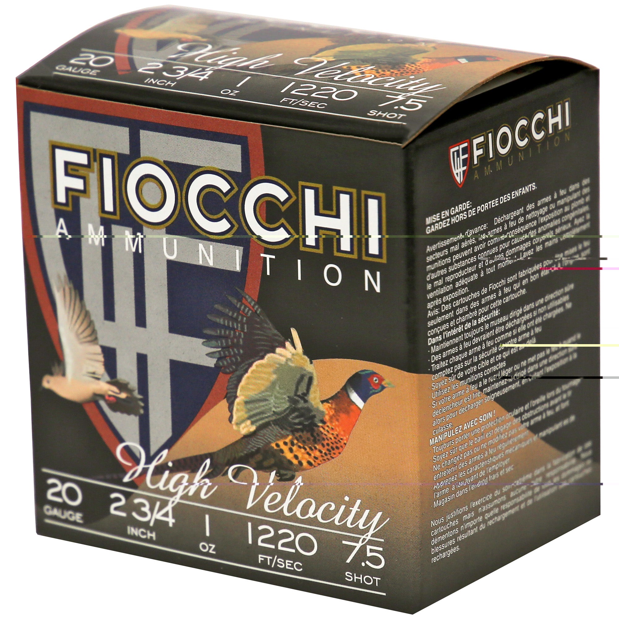 Fiocchi 20ga #7.5 Hv Ld Hunt 25/250