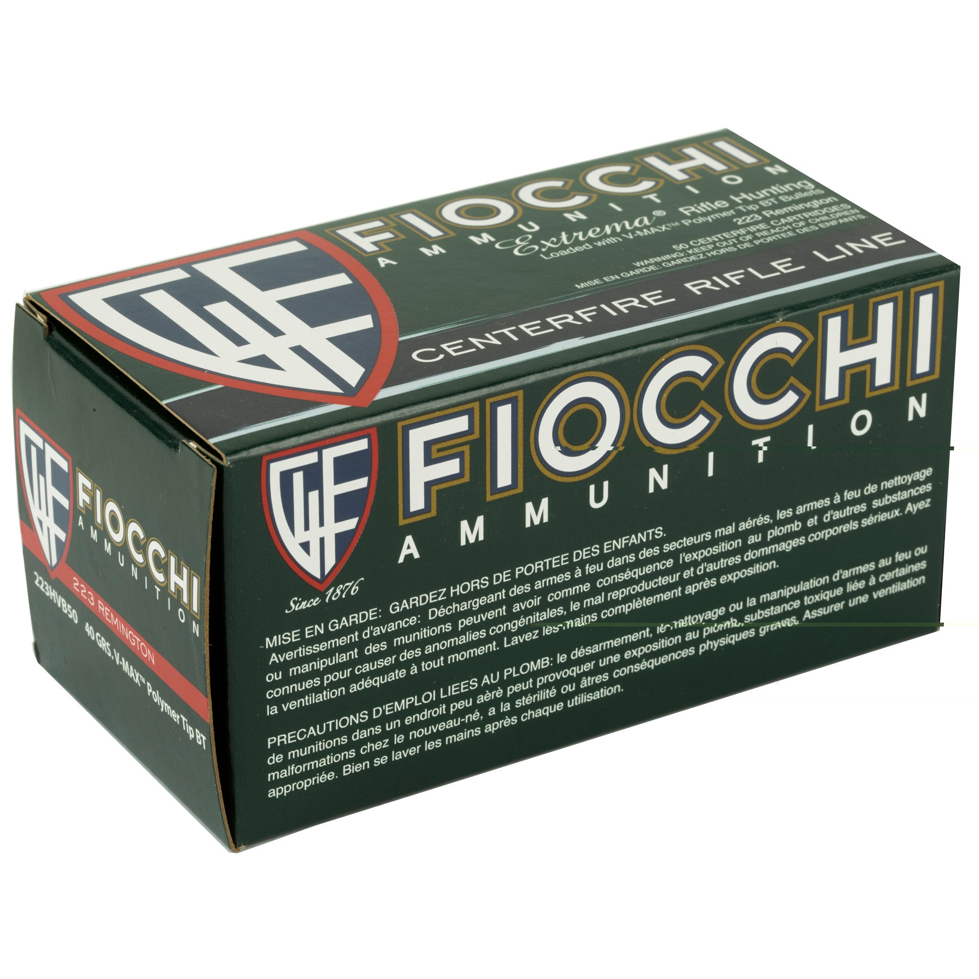 Fiocchi 223rem 40gr Vmax 50/1000