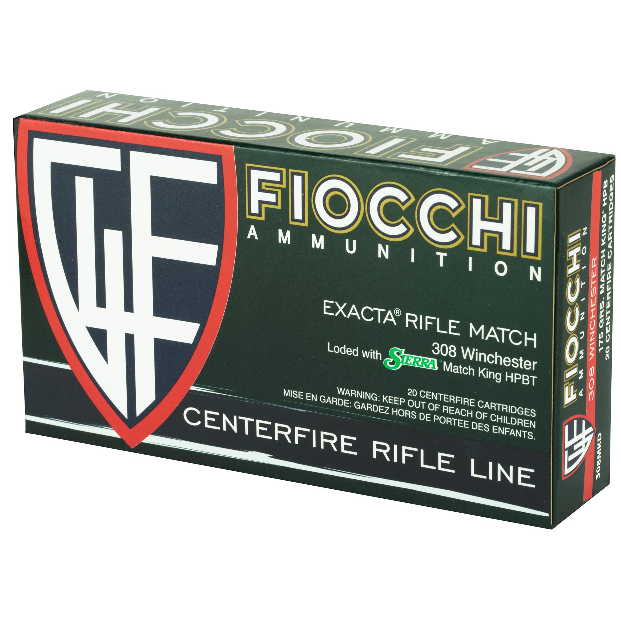 Fiocchi 308win 175gr Hpbt Mk 20/200