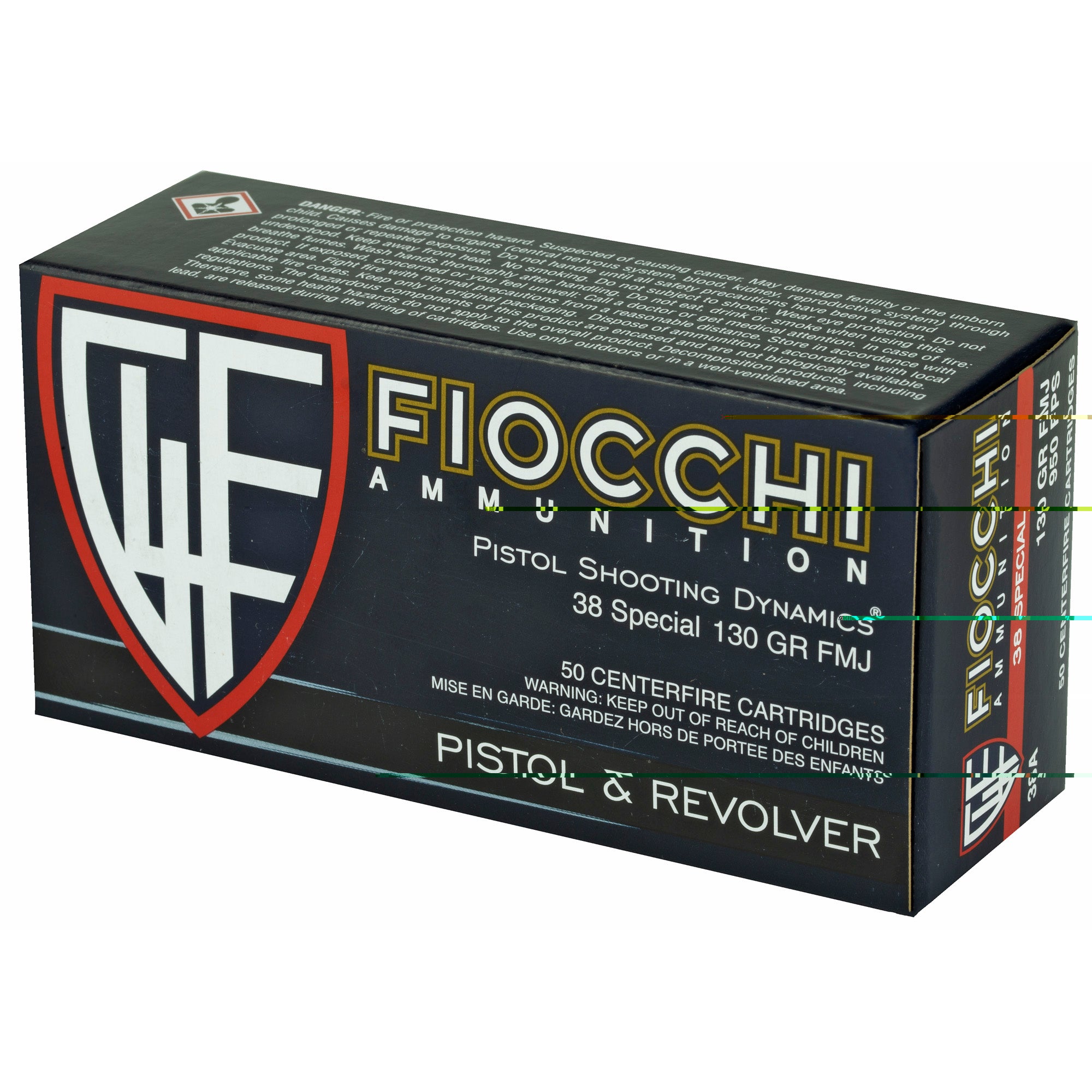 Fiocchi 38spl 130gr Fmj 50/1000