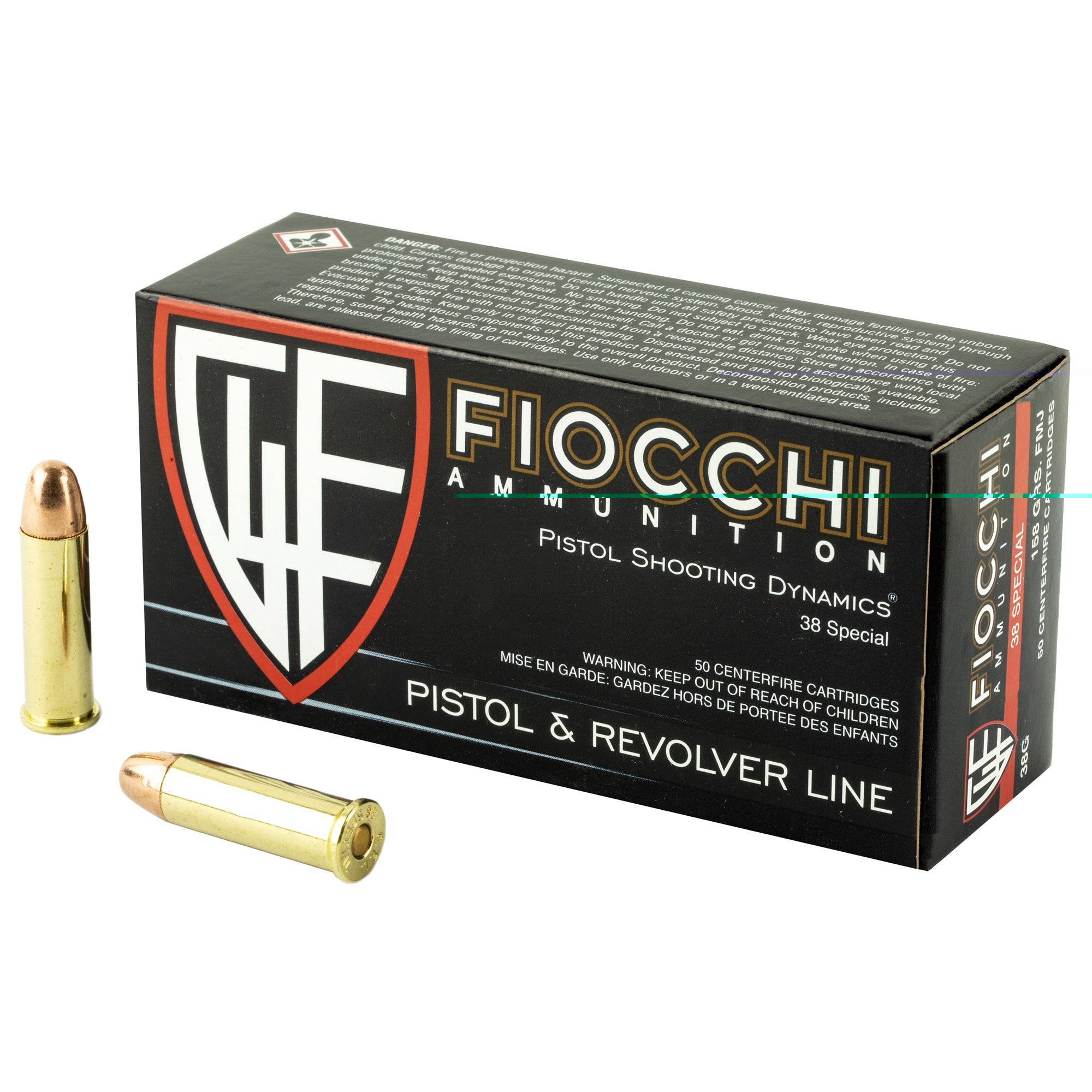 Fiocchi 38spl 158gr Fmj 50/1000