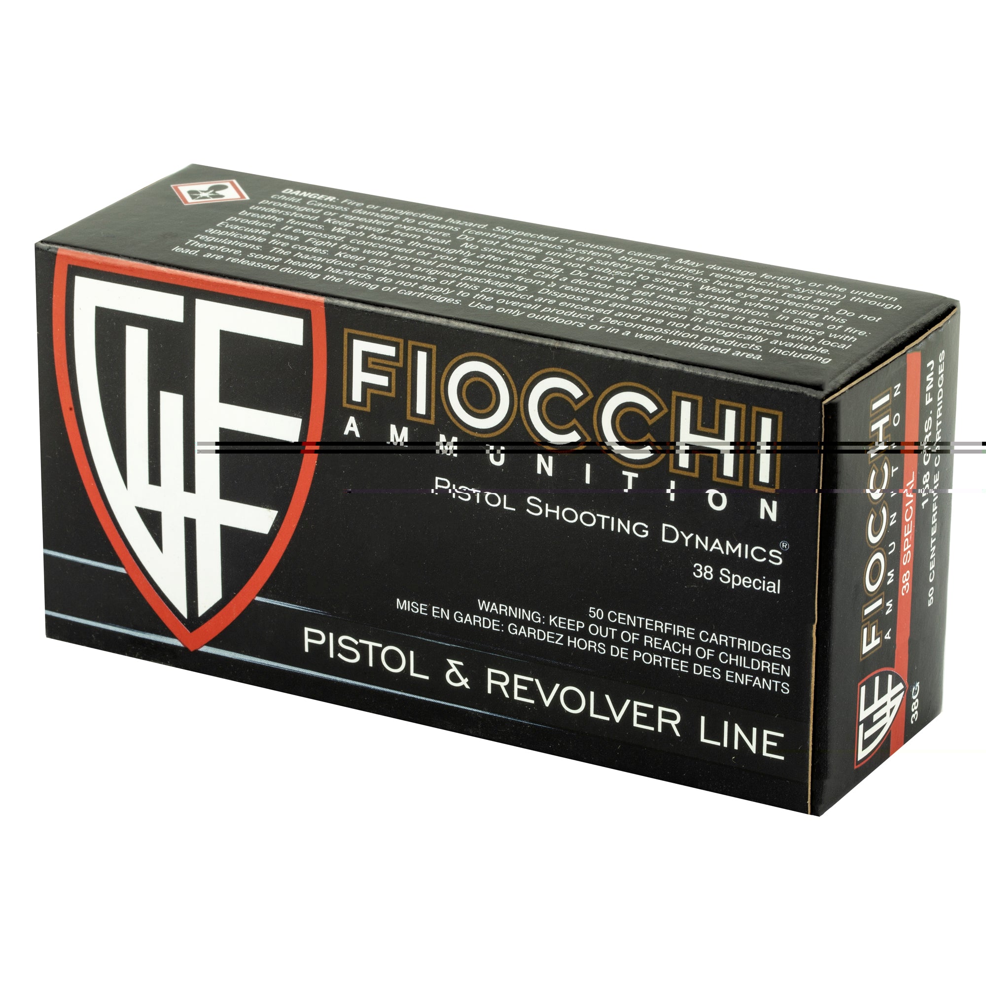 Fiocchi 38spl 158gr Fmj 50/1000