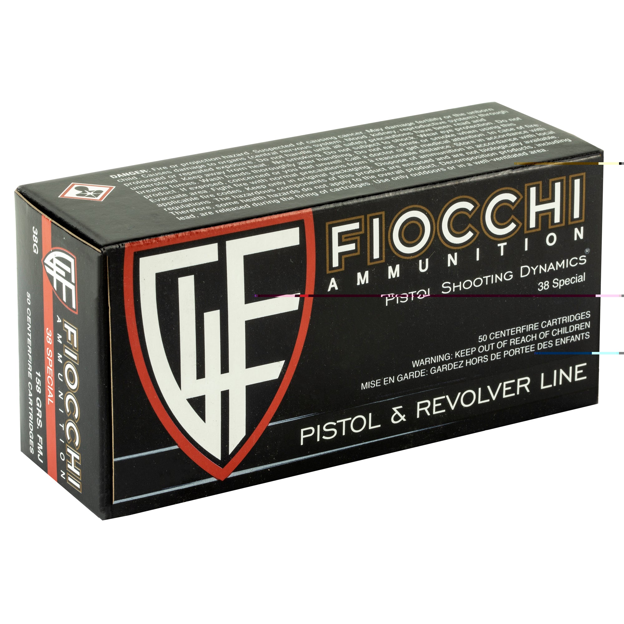 Fiocchi 38spl 158gr Fmj 50/1000