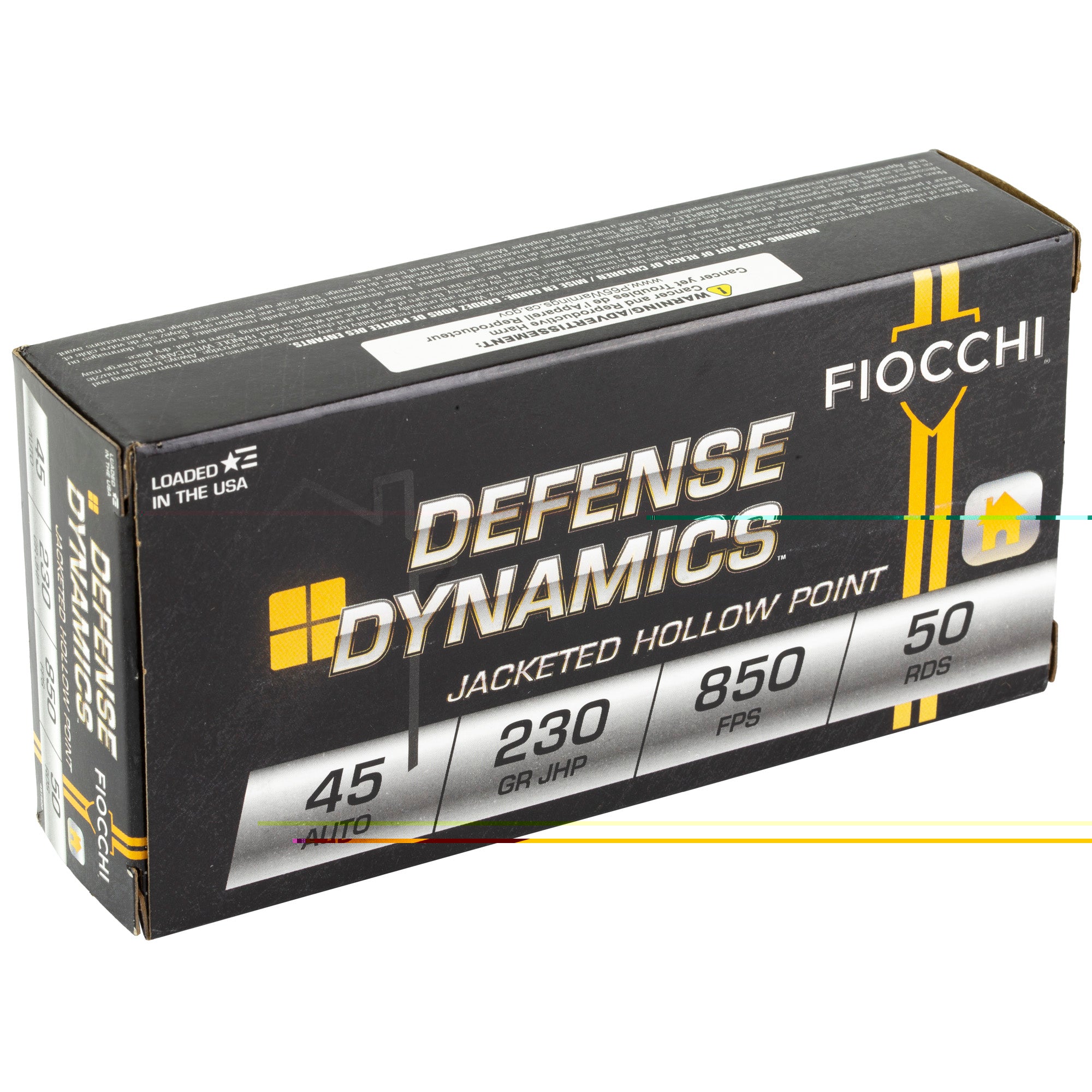 Fiocchi 45acp 230gr Jhp 50/500