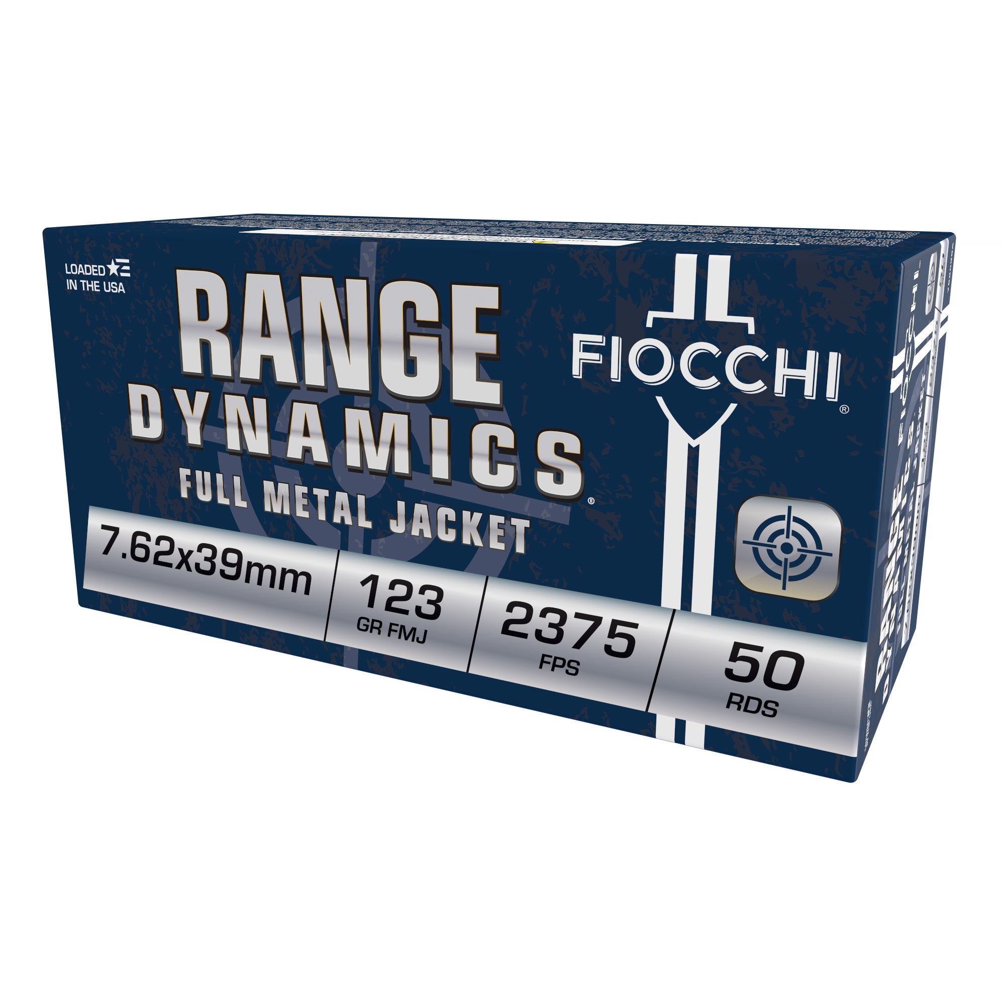 Fiocchi 7.62x39 Fmj 123gr 50/500