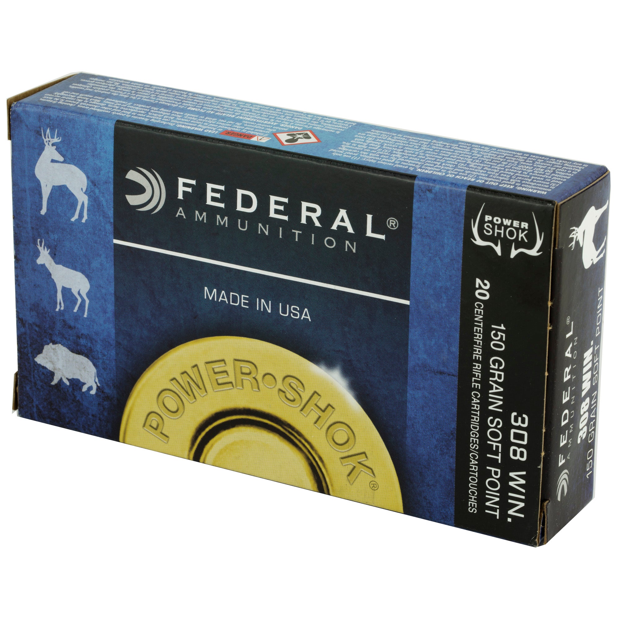 Fed Pwrshk 308wn 150gr Sp 20/200