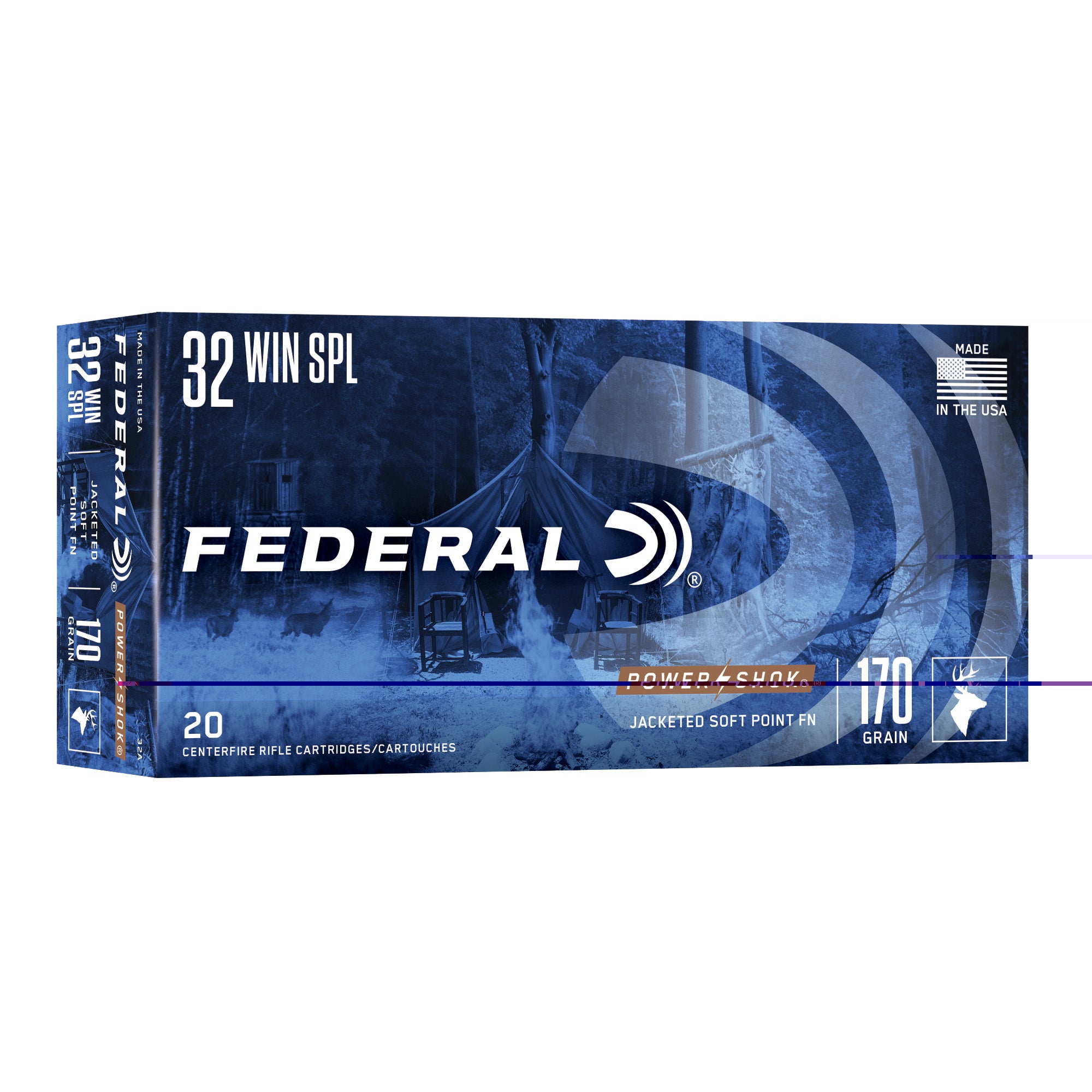 Fed Pwrshk 32win Spl 170gr Sp 20/200