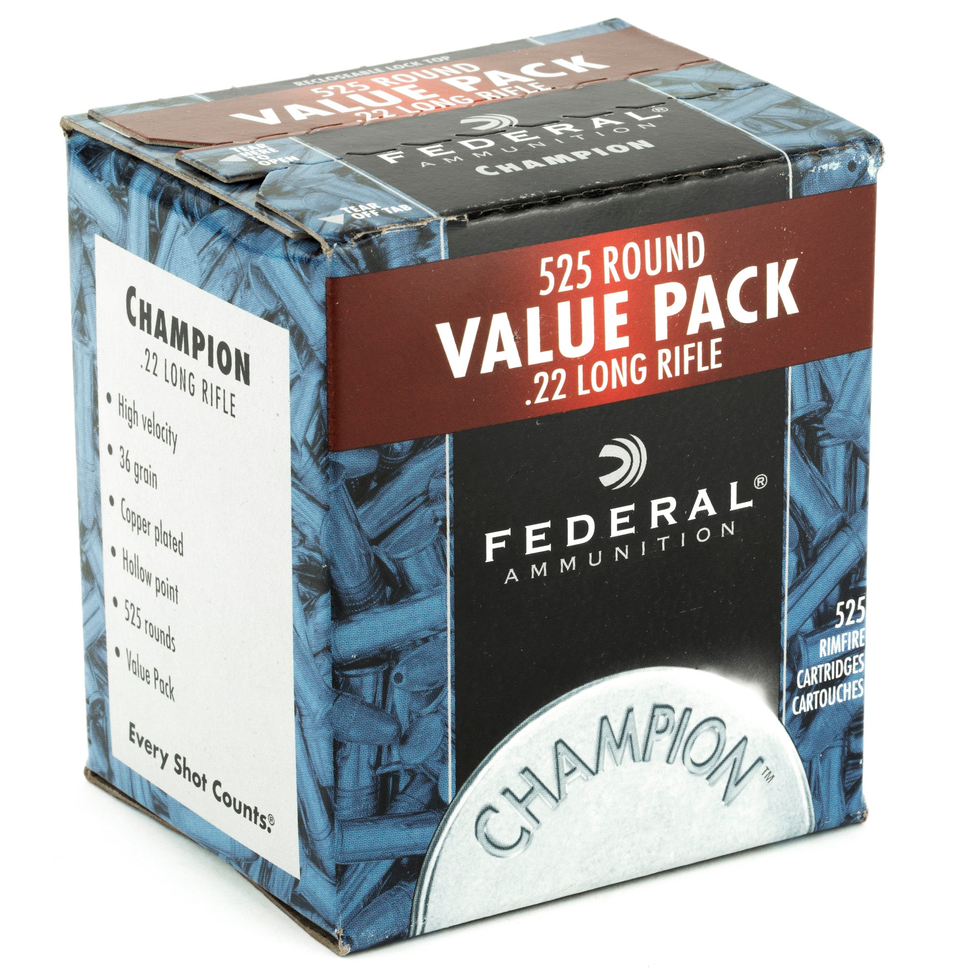 Fed Champ 22lr 36gr Cp Hp 525/5250