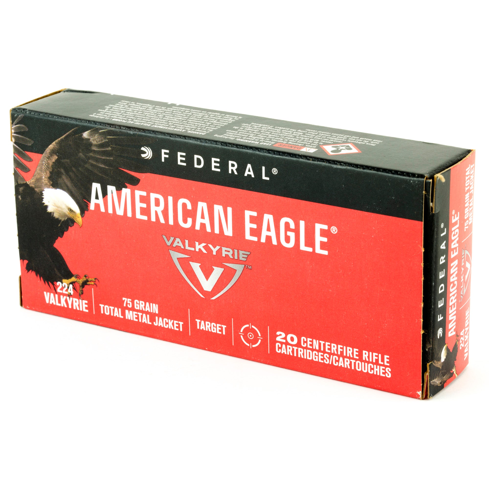 Fed Am Eagle 224vlk 75gr Tmj 20/200