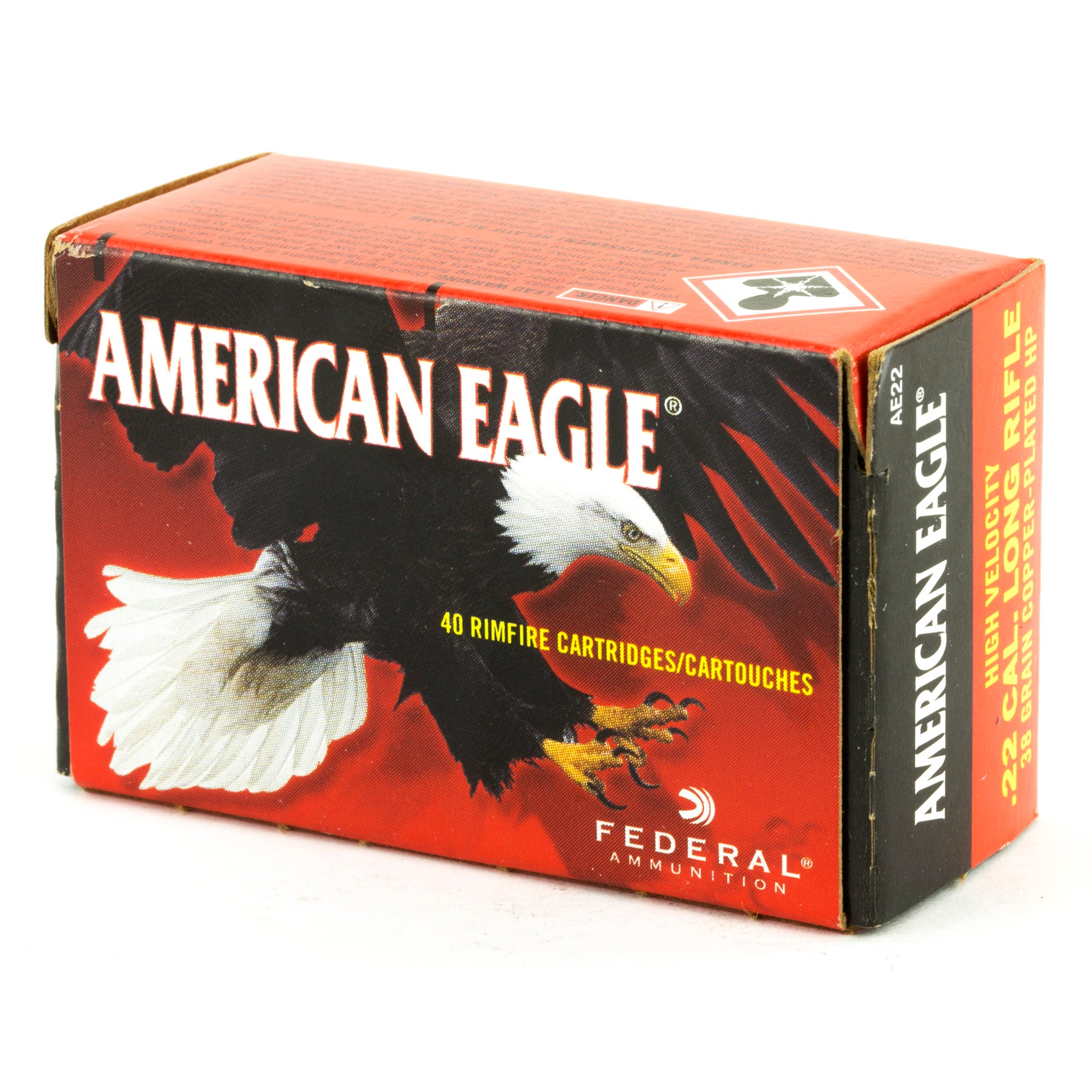 Fed Am Eagle 22lr Hv Hp 40/4000