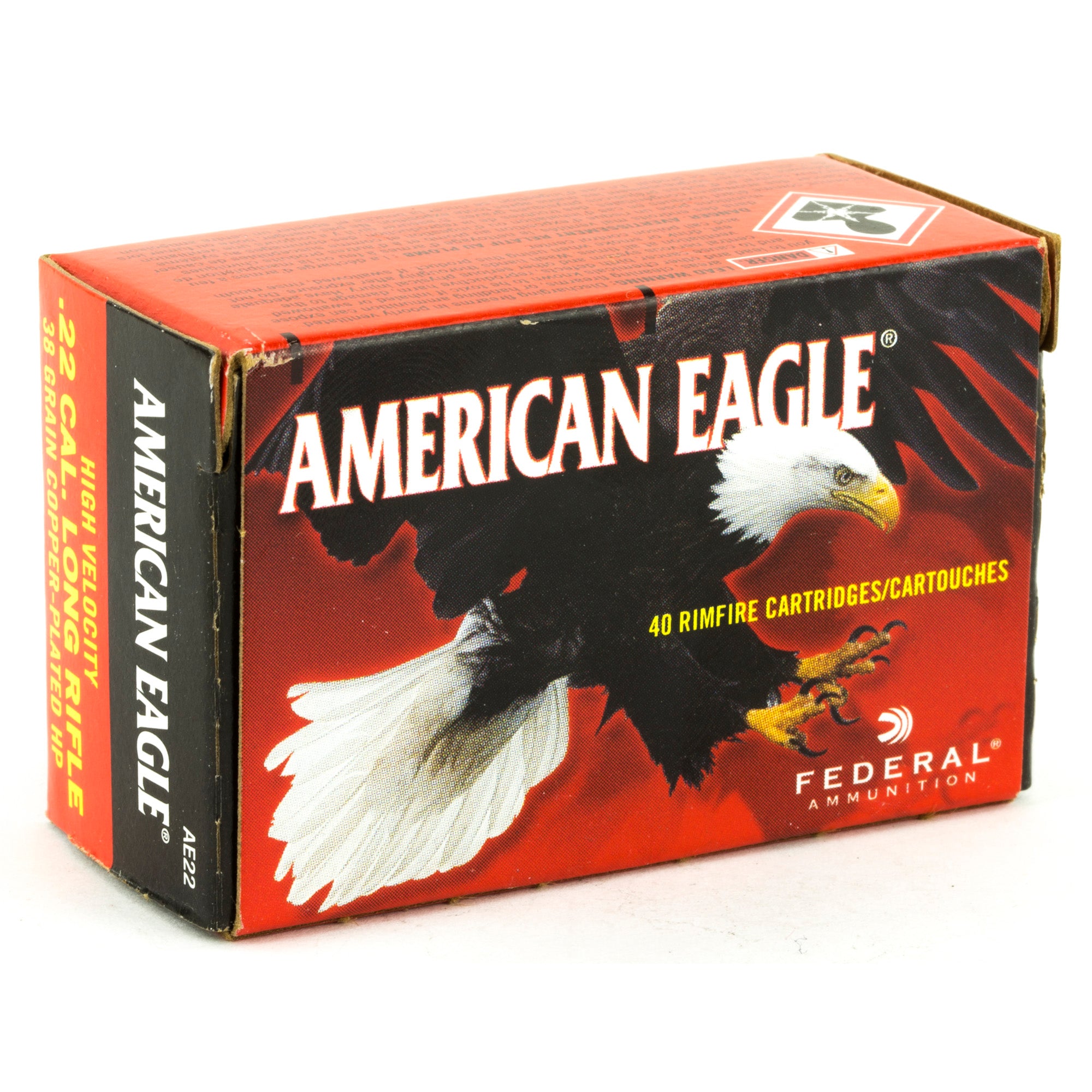 Fed Am Eagle 22lr Hv Hp 40/4000