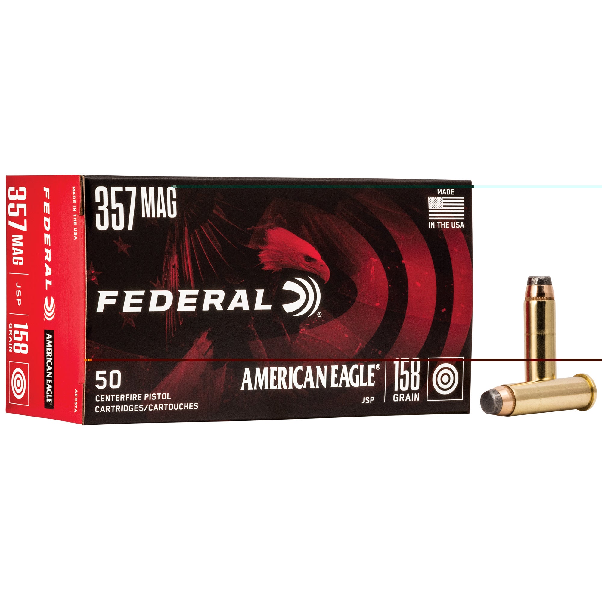 Fed Am Eagle 357mg 158gr Jsp 50/1000